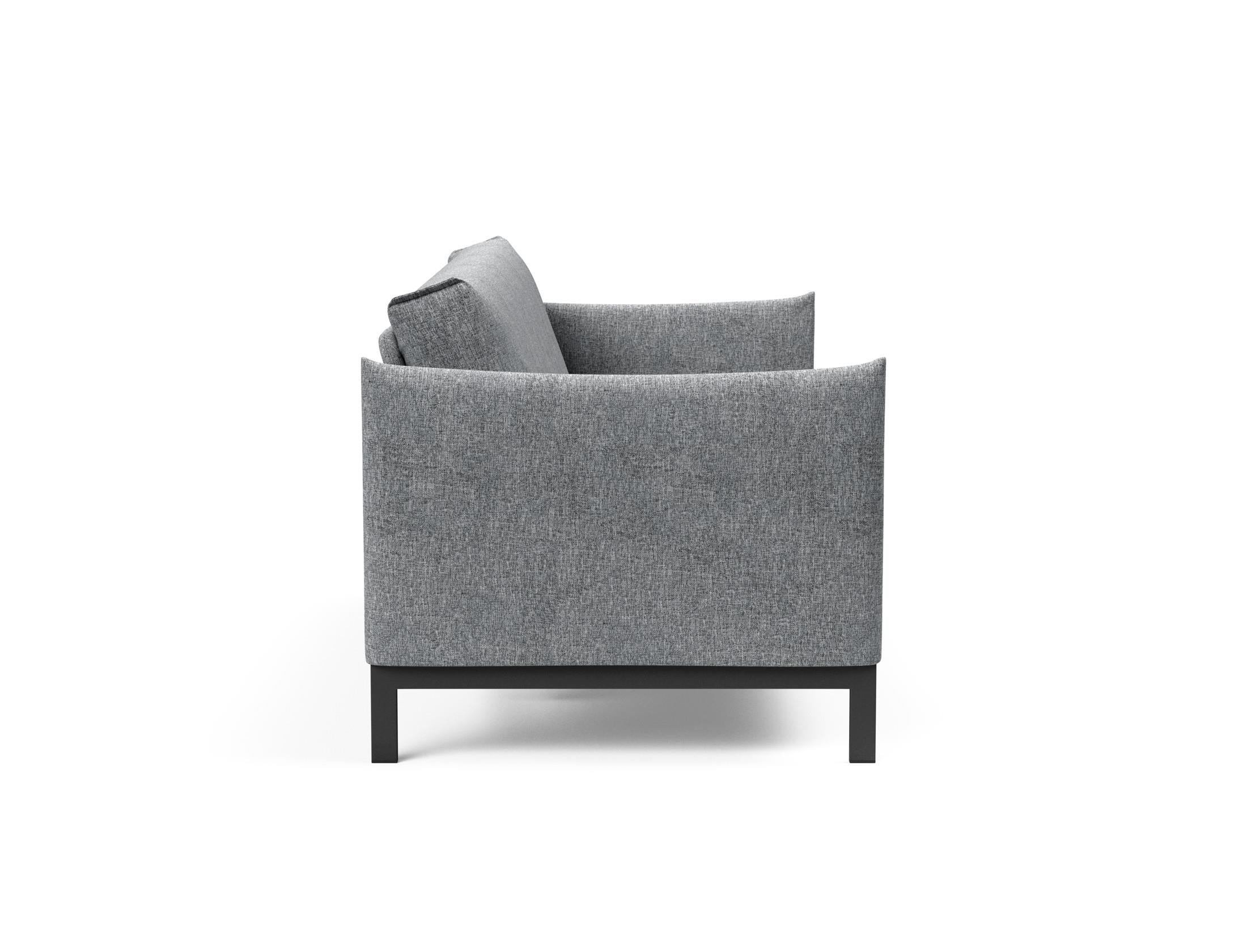 Entdecken Sie das Junus 140 Bettsofa mit elegantem Nordic Cover und strapazierfähigem Spring-Gestellbezug – ideal für modernes Wohnen und vielseitige Einsätze.