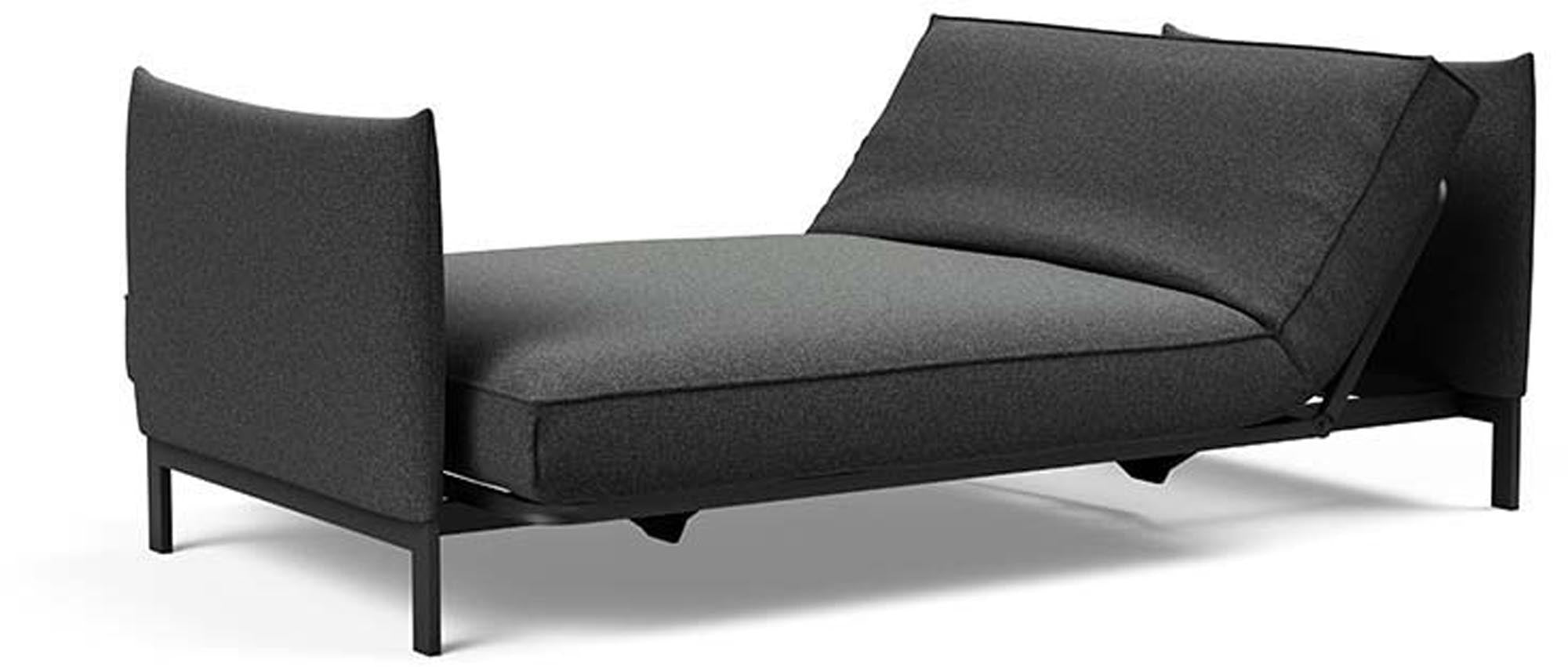 Entdecken Sie das Junus 140 Bettsofa Sharp Plus Cover von Innovation Living: stilvolles Design, vielseitige Nutzung und langlebige Materialien für höchsten Schlafkomfort.