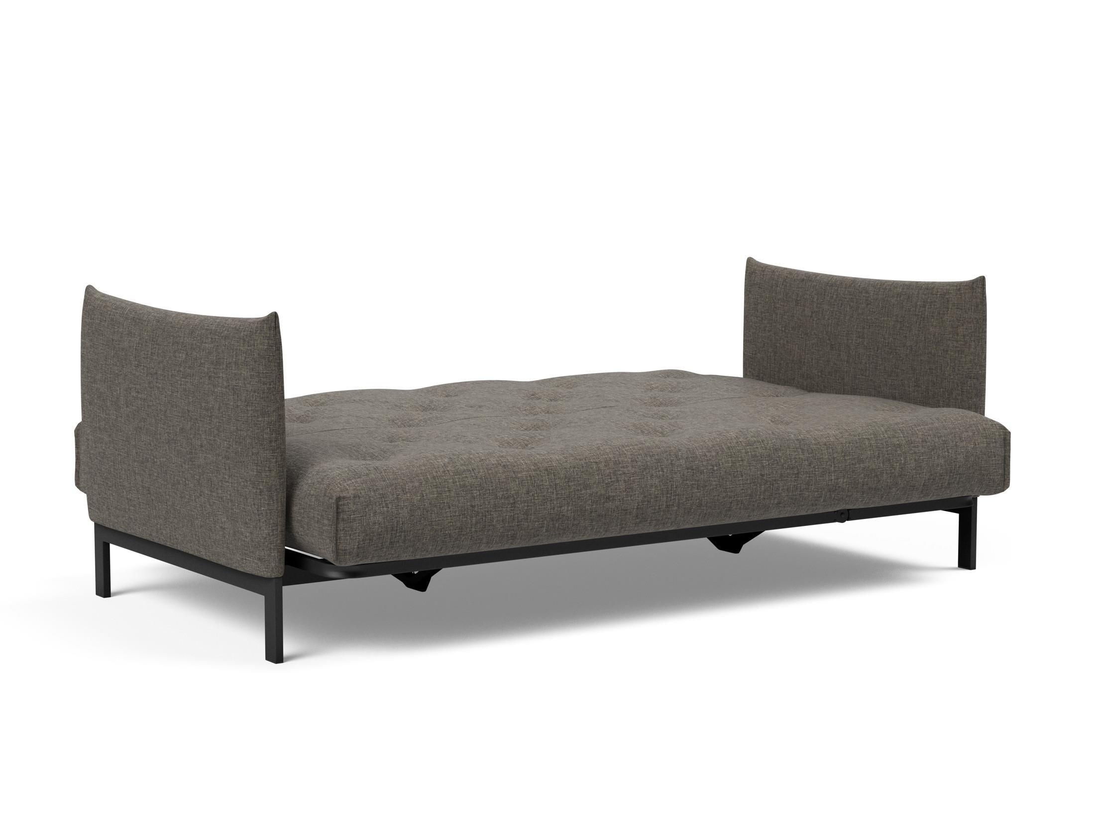 Erleben Sie das Junus 140 Bettsofa Nordic Soft Spring von Innovation Living – modernes Design, hervorragende Bequemlichkeit und clevere Stauraummöglichkeiten.