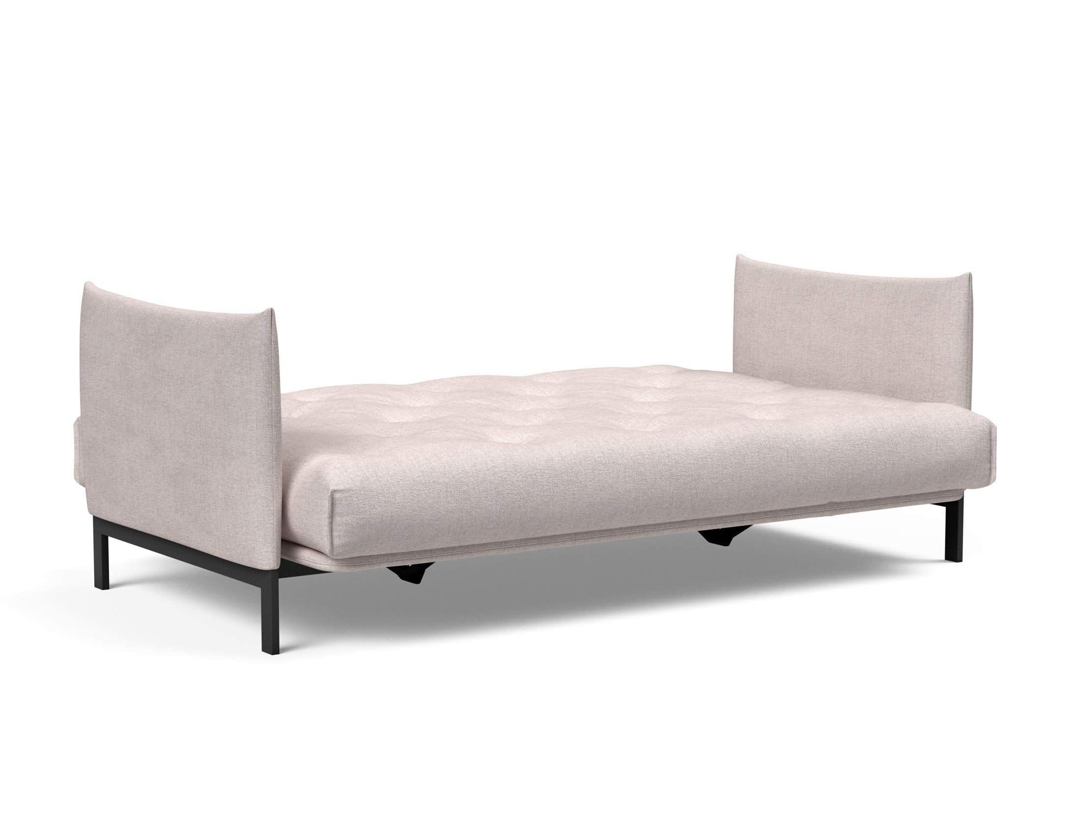 Erleben Sie das Junus 140 Bettsofa Nordic Soft Spring von Innovation Living – eine perfekte Kombination aus modernem Stil und hohem Schlafkomfort.