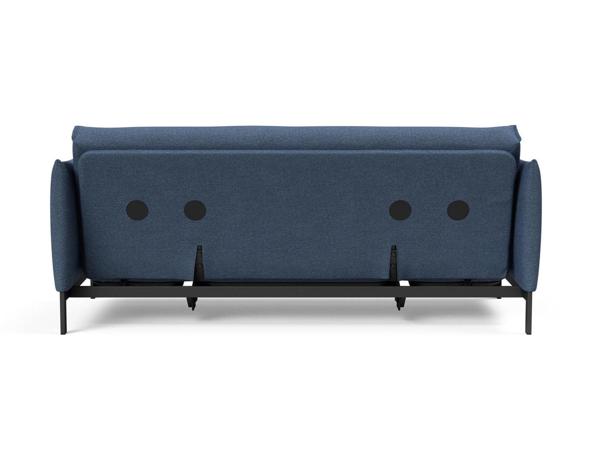 Junus 140 Bettsofa Nordic mit Gestellbezug Soft Spring in 302 Weda Blue präsentiert im Onlineshop von KAQTU Design AG. Bettsofa ist von Innovation Living