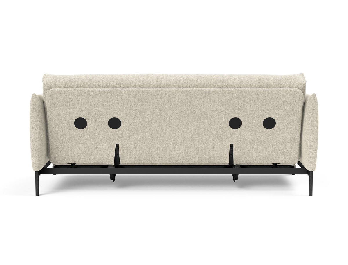 Junus 140 Bettsofa Nordic mit Gestellbezug Soft Spring in 357 Taura Off White präsentiert im Onlineshop von KAQTU Design AG. Bettsofa ist von Innovation Living