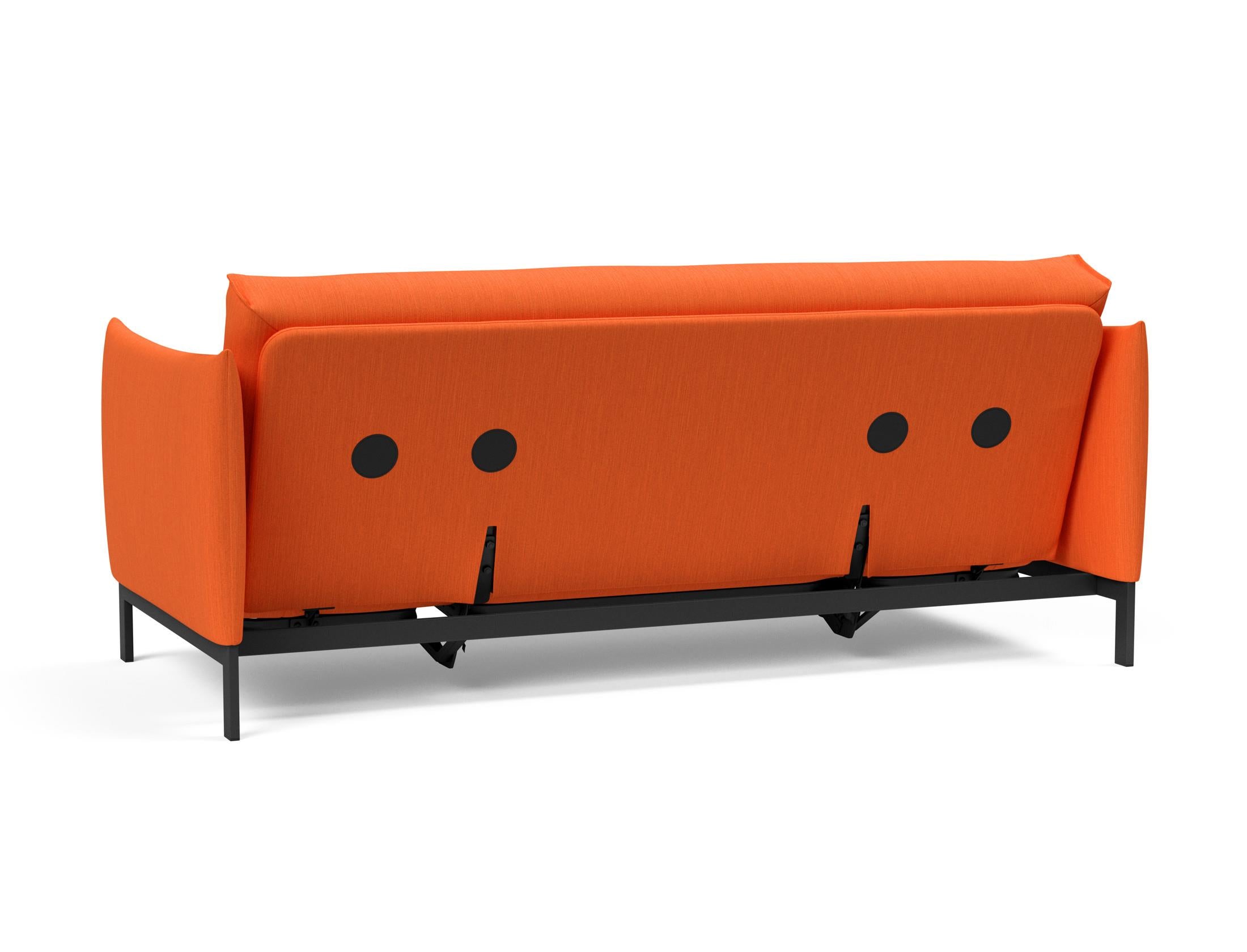 Erleben Sie das Junus 140 Bettsofa Nordic Soft Spring von Innovation Living – eine perfekte Kombination aus modernem Stil und hohem Schlafkomfort.