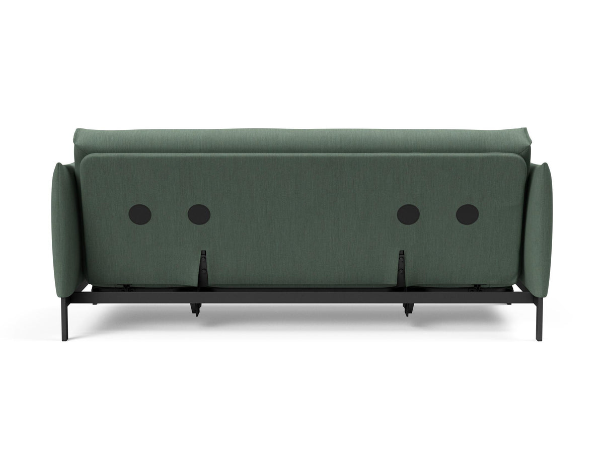 Junus 140 Bettsofa Nordic mit Gestellbezug Soft Spring in 518 Elegance Green präsentiert im Onlineshop von KAQTU Design AG. Bettsofa ist von Innovation Living