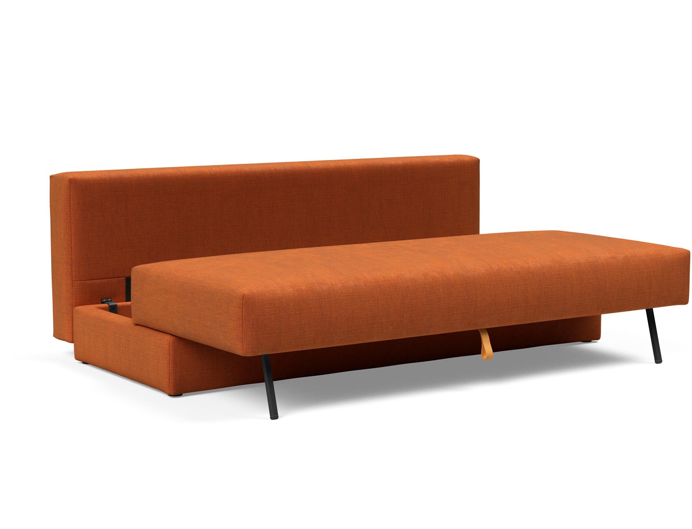 Osvald Sofabett 150: Elegantes Schlafsofa mit integriertem Stauraum. Ideal für kleine Räume und gemütliche Nächte. Funktional und modern.