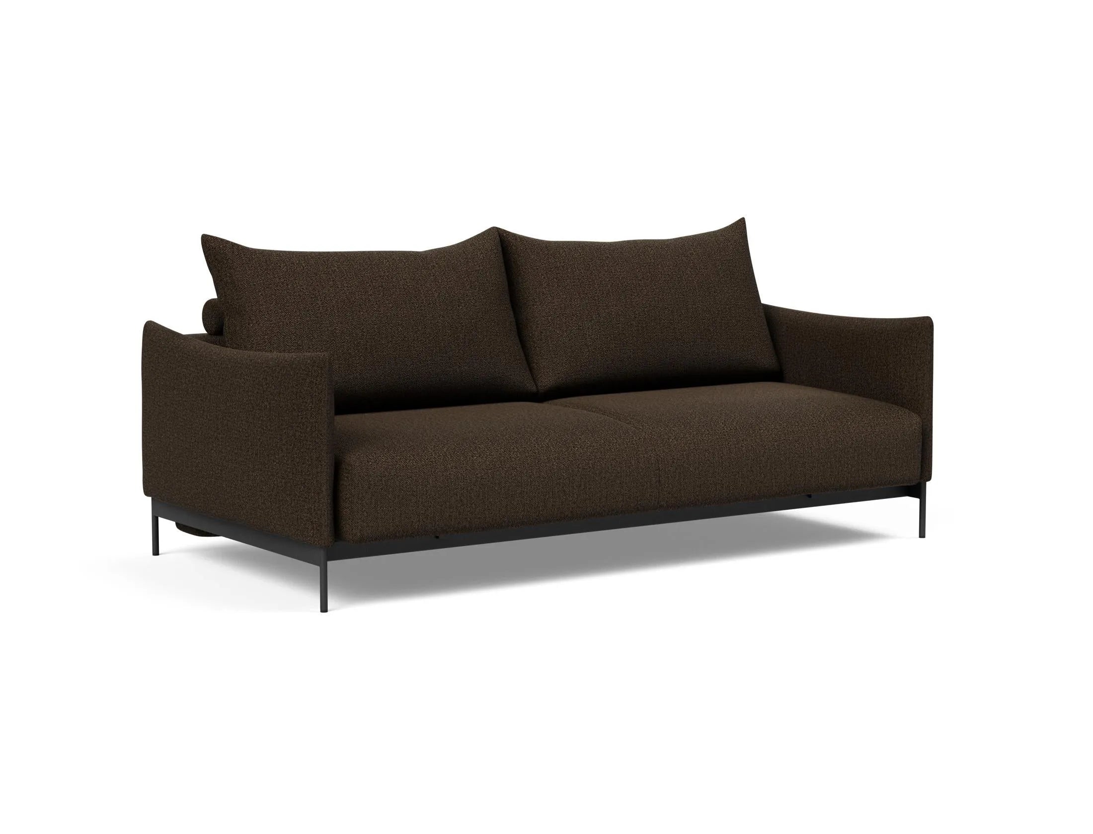 Malloy Sofabett 150: Elegantes Schlafsofa mit innovativem Klappdesign, ideal für kleine Räume und gemütliche Übernachtungen.