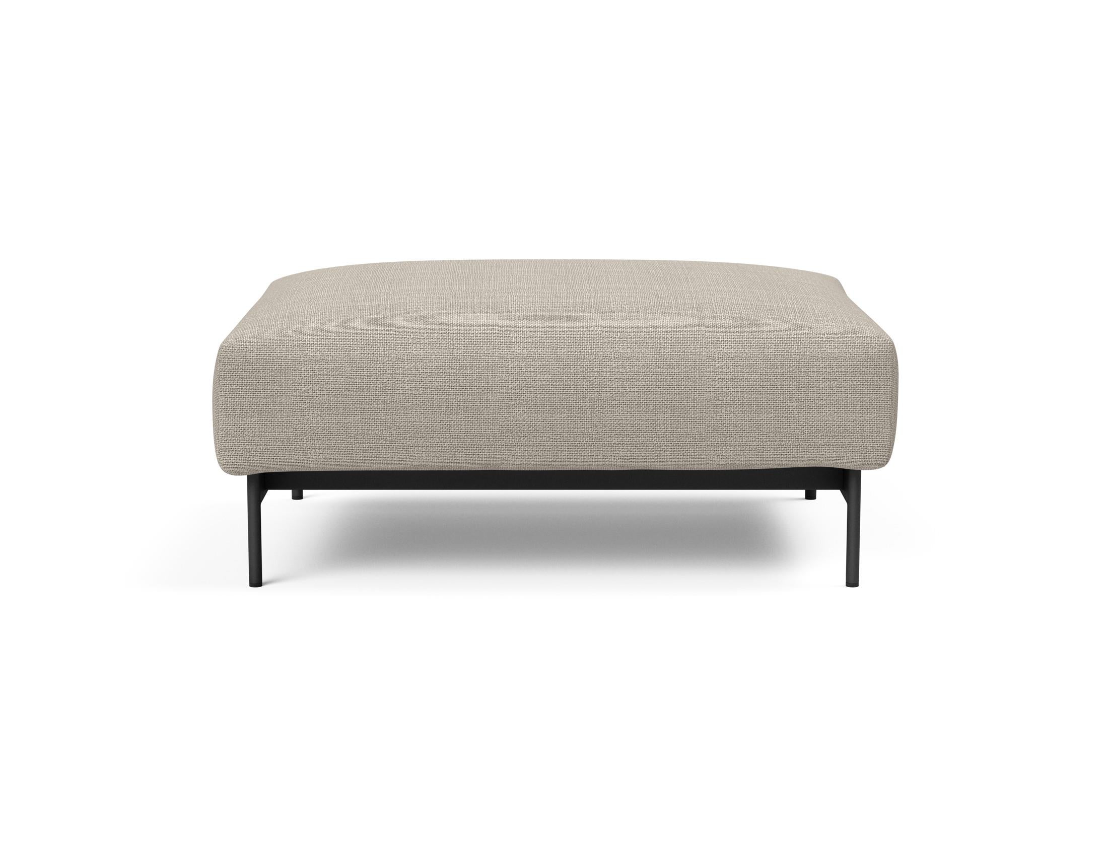 Der Malloy Ottoman von Innovation Living kombiniert stilvolles Design mit Funktionalität. Ideal als zusätzlicher Sitz oder praktischer Tisch.