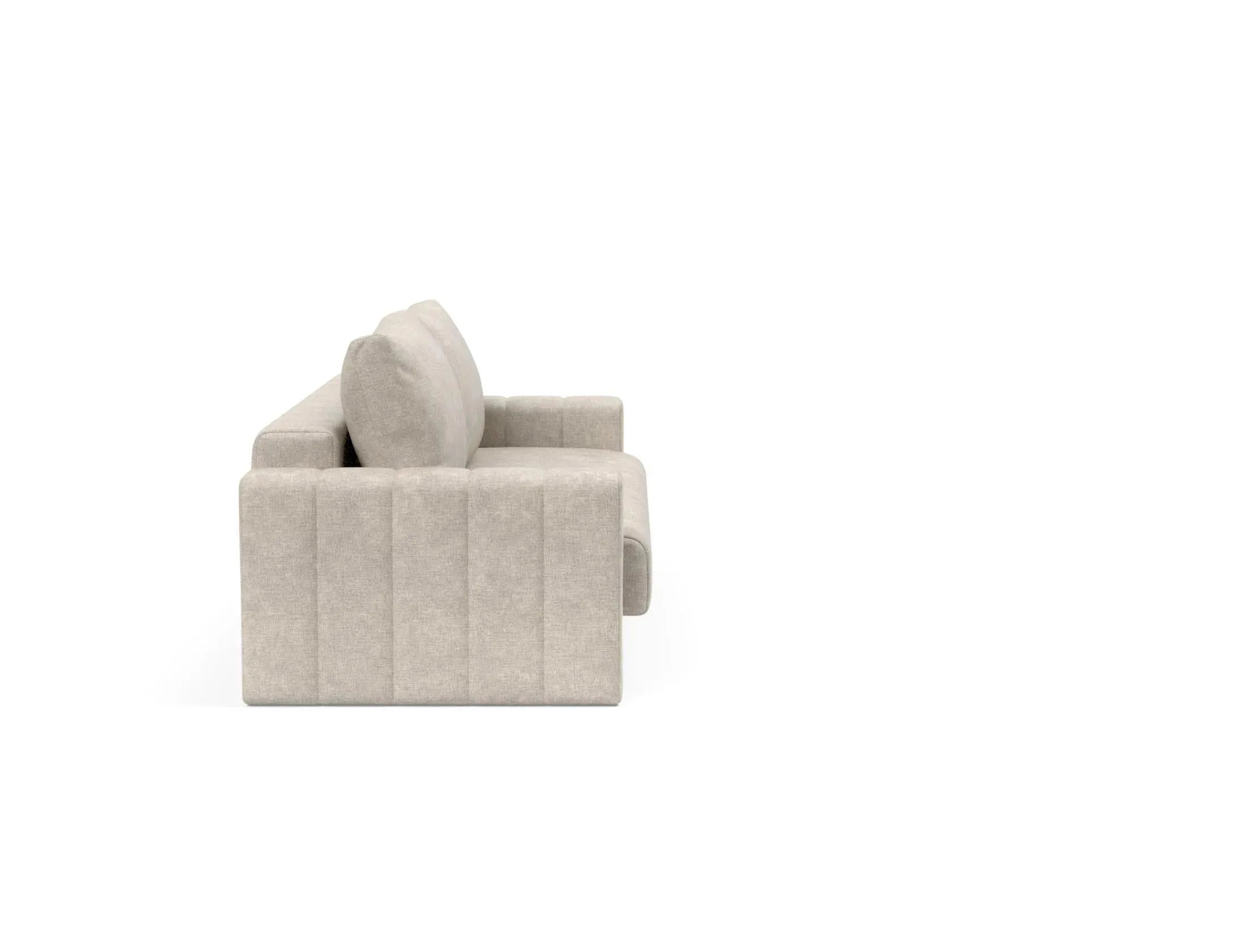 Das Akello Schlafsofa von Innovation Living vereint modernes Design mit praktischen Armlehnen und schafft eine einladende Schlafumgebung.