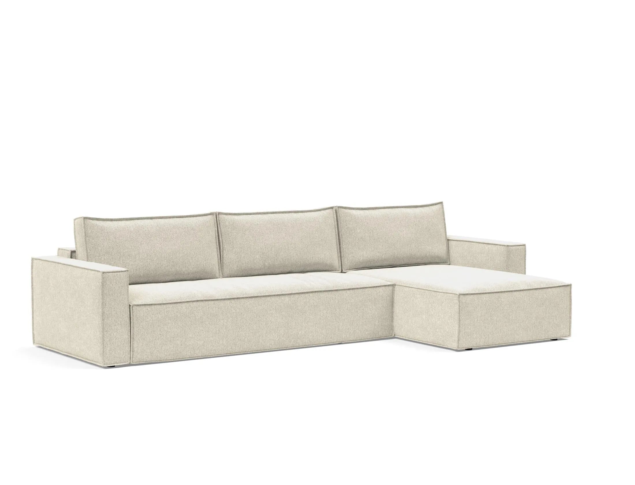 Newilla Bettsofa mit Lounger in 357 Taura Off White präsentiert im Onlineshop von KAQTU Design AG. Bettsofa ist von Innovation Living