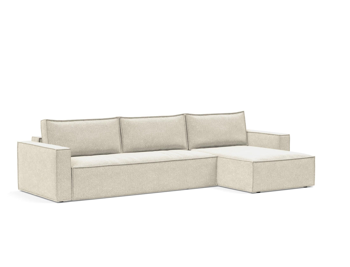 Newilla Bettsofa mit Lounger in 357 Taura Off White präsentiert im Onlineshop von KAQTU Design AG. Bettsofa ist von Innovation Living