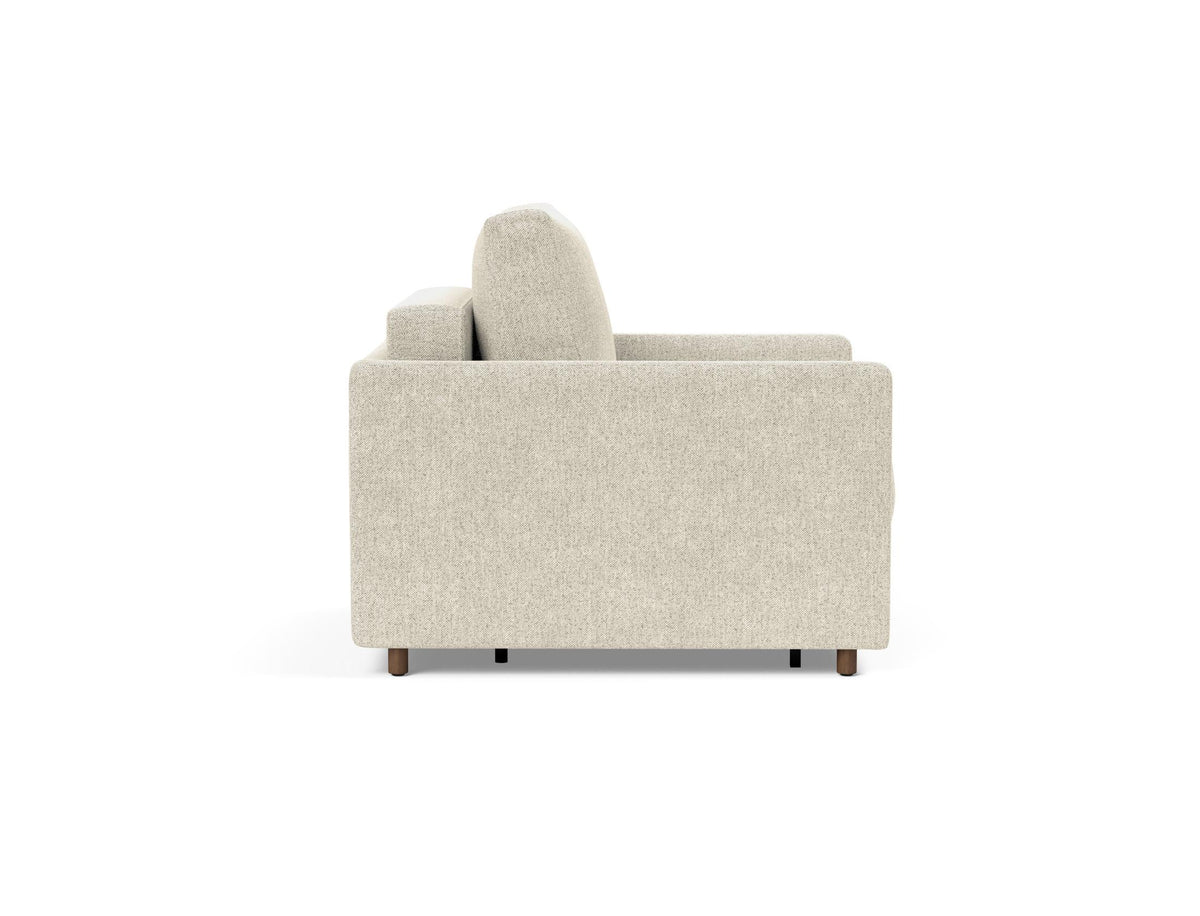 Neah Sessel mit Slim Armlehnen in 357 Taura Off White präsentiert im Onlineshop von KAQTU Design AG. Sessel ist von Innovation Living