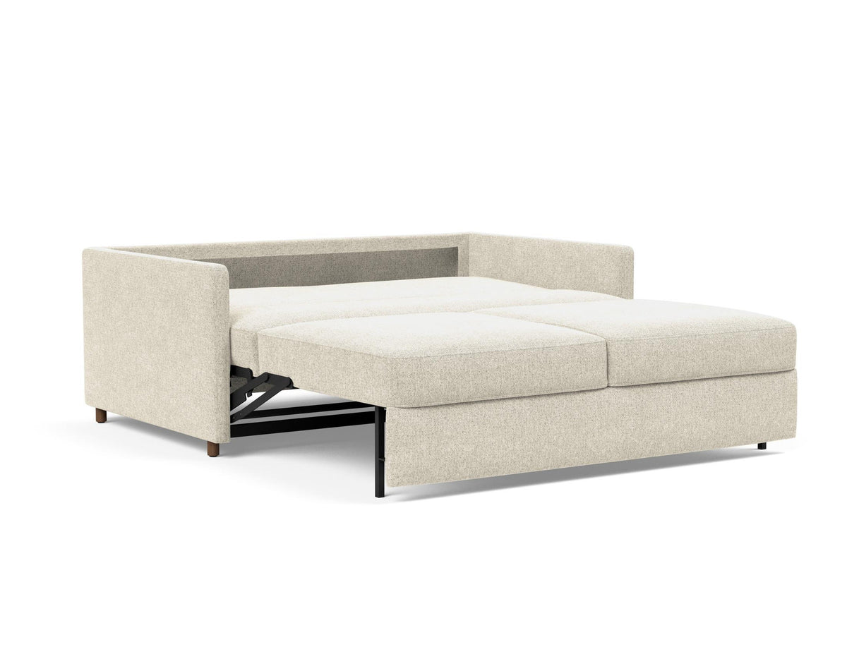 Neah 140 Schlafsofa mit Slim Armlehnen in 357 Taura Off White präsentiert im Onlineshop von KAQTU Design AG. Bettsofa ist von Innovation Living