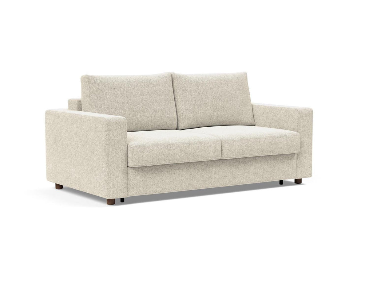 Neah 140 Schlafsofa mit Standard Armlehnen in 357 Taura Off White präsentiert im Onlineshop von KAQTU Design AG. Bettsofa ist von Innovation Living