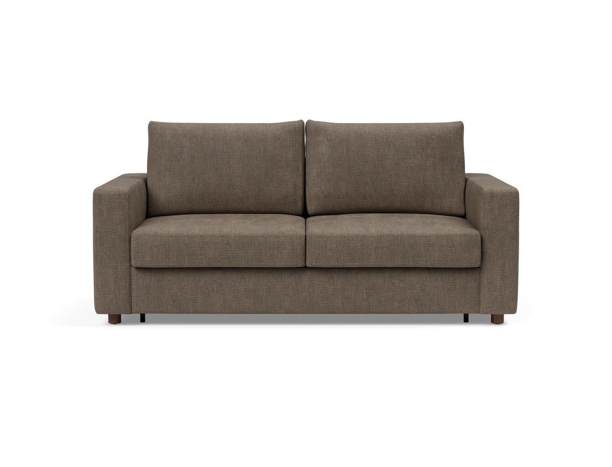 Neah 140 Schlafsofa mit Standard Armlehnen in 411 Esina Cedar Brown präsentiert im Onlineshop von KAQTU Design AG. Bettsofa ist von Innovation Living