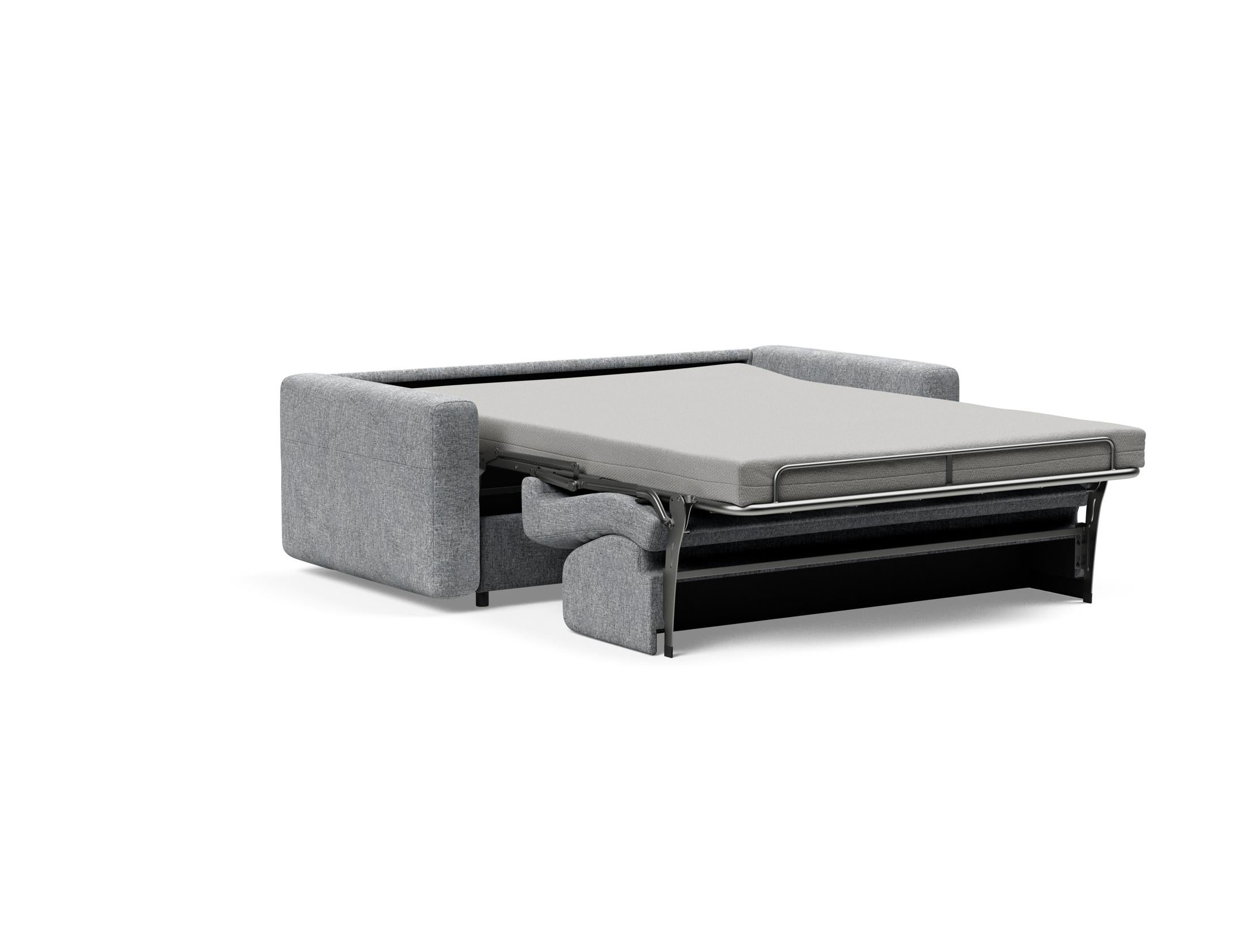 Erleben Sie das Killian Klappsofa 140 von Innovation Living – stilvolles Design und eine Dual-Matratze für erholsamen Schlaf und vielseitige Nutzung.
