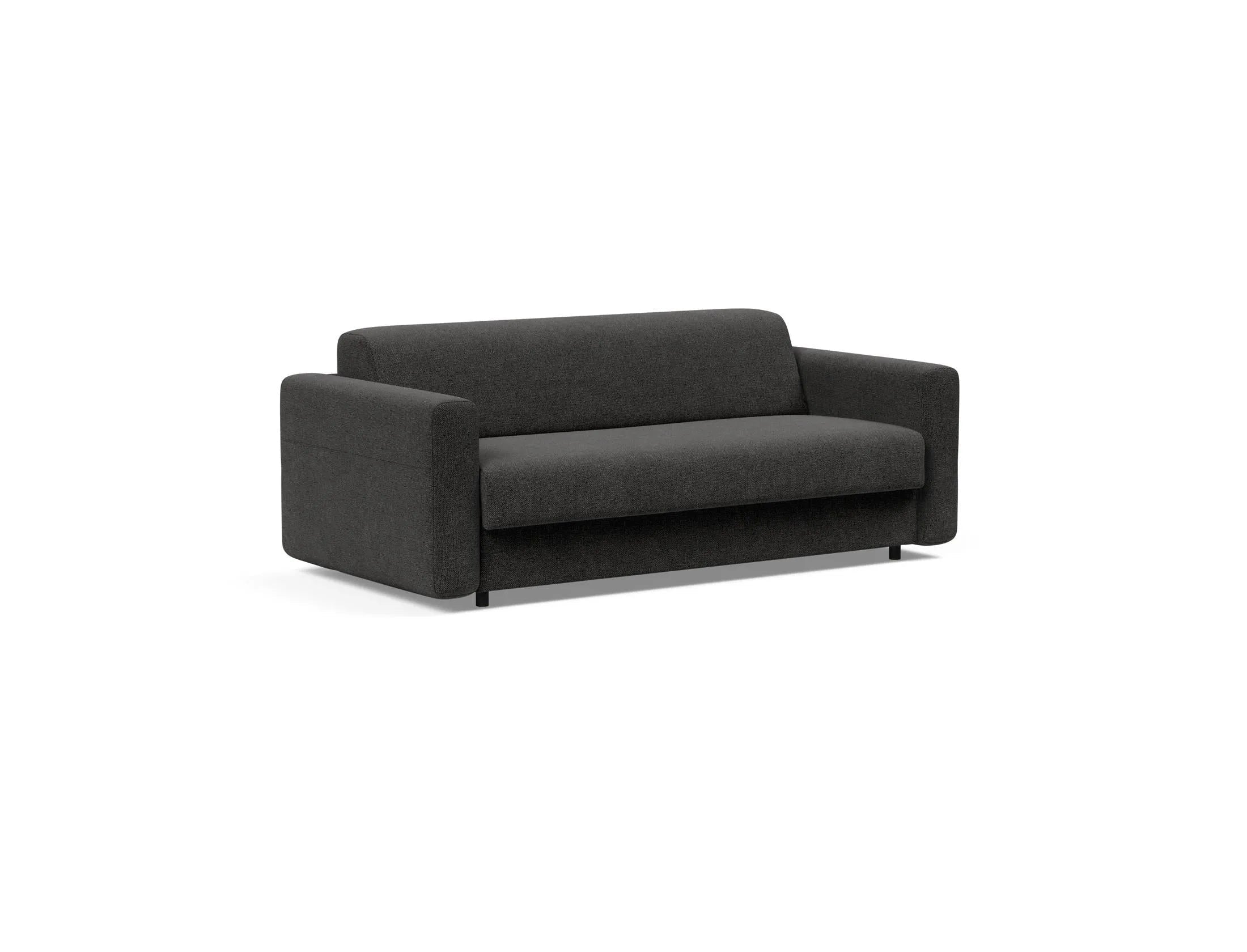 Erleben Sie das Killian Klappsofa 140 von Innovation Living – modernes Design trifft auf eine bequeme Federkernmatratze für erholsame Nächte.