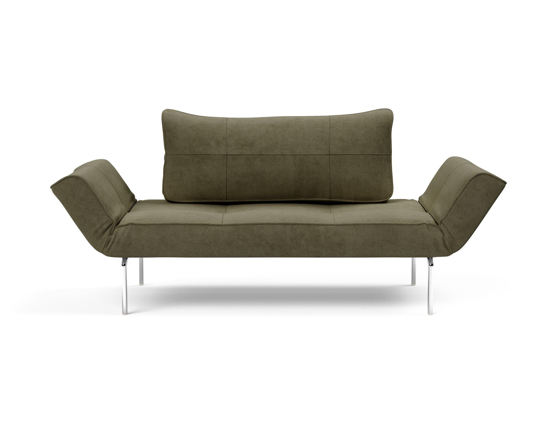 Entdecken Sie das Zeal Klappsofa 70 Straw von Innovation Living – ein elegantes, platzsparendes Möbelstück, das Komfort und Design vereint.