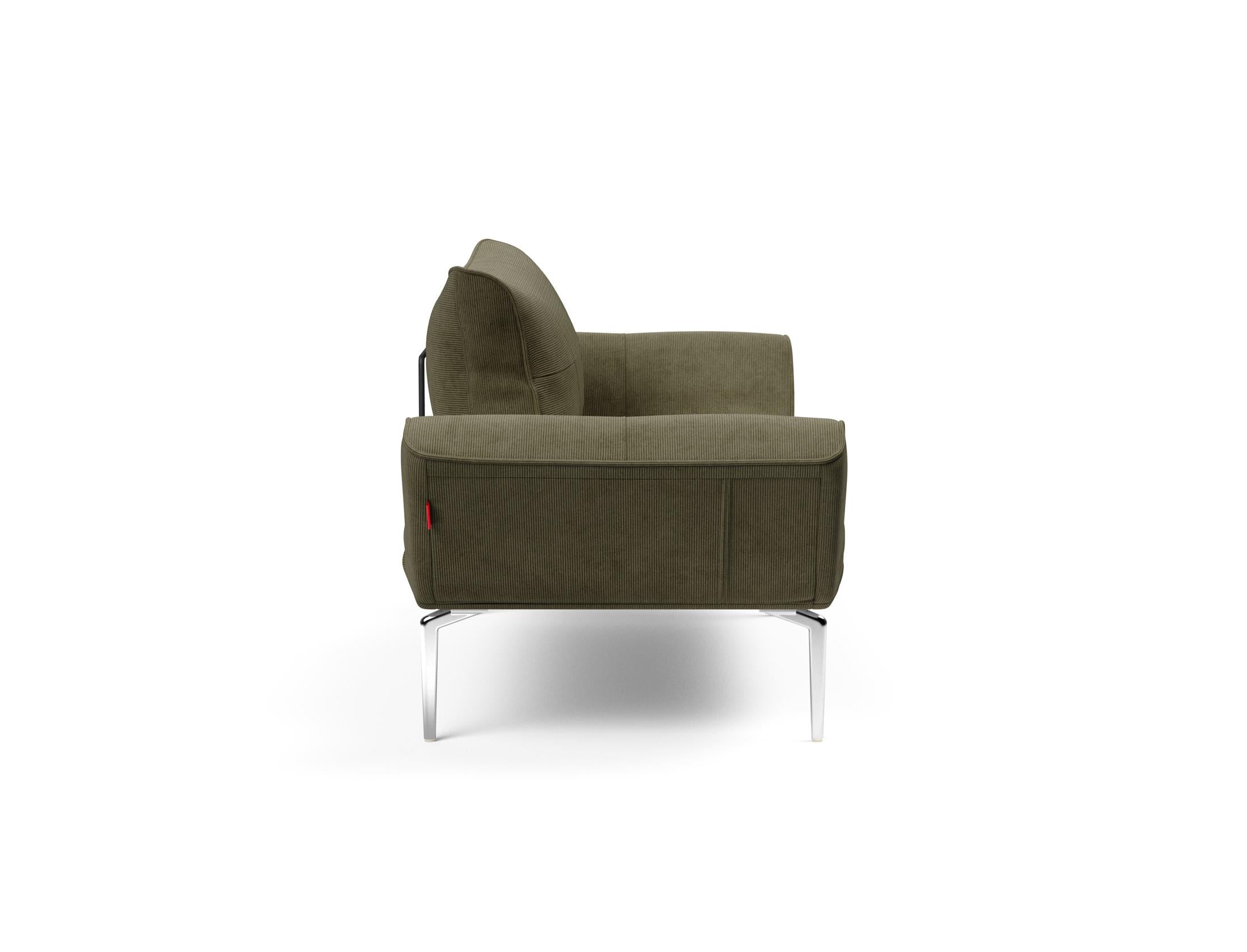 Entdecken Sie das Zeal Klappsofa 70 Straw von Innovation Living – ein elegantes, platzsparendes Möbelstück, das Komfort und Design vereint.