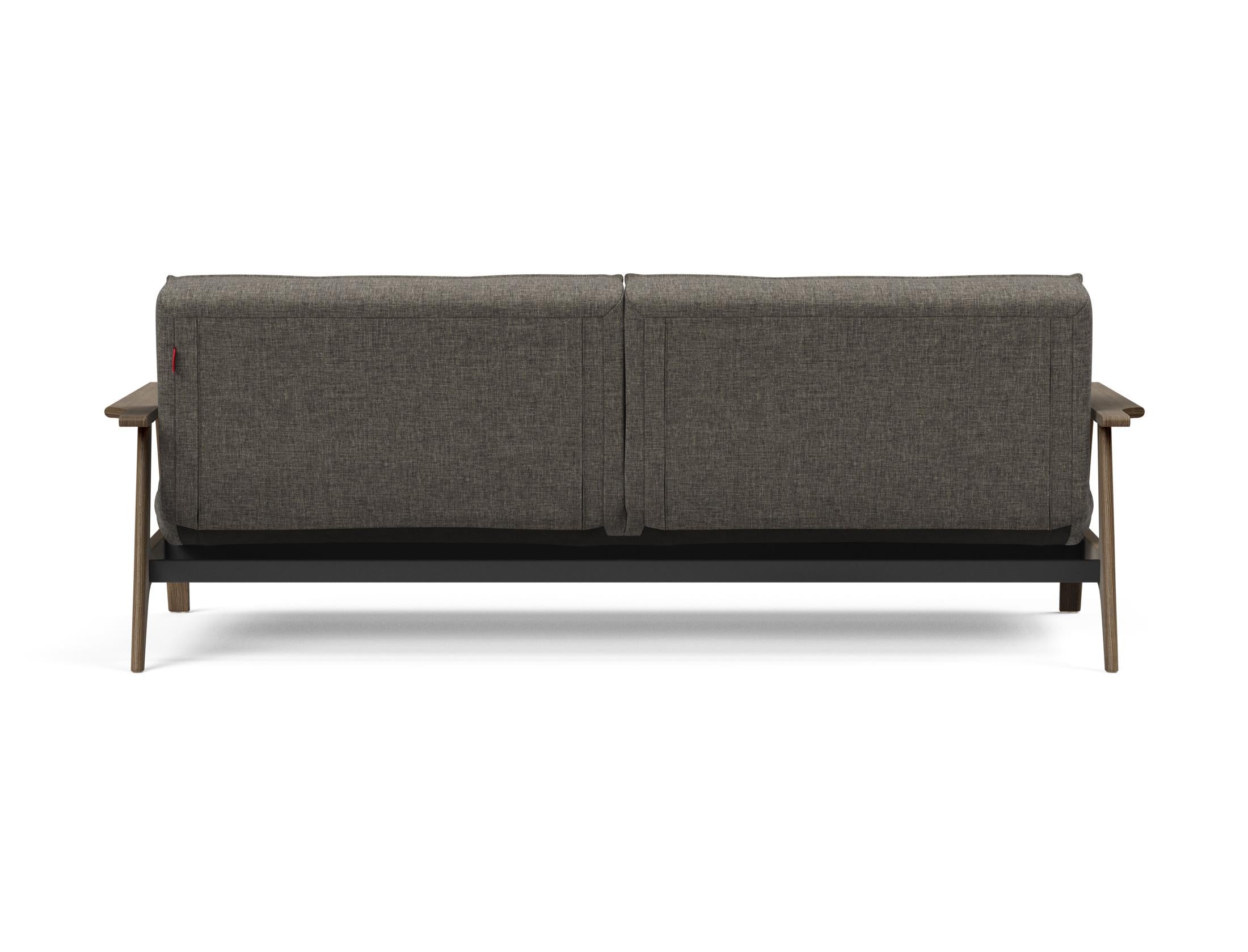 Erleben Sie das stilvolle Splitback Sofabett 115 Frej von Innovation Living – ideal für platzsparende Lösungen und zeitgemäße Einrichtung.