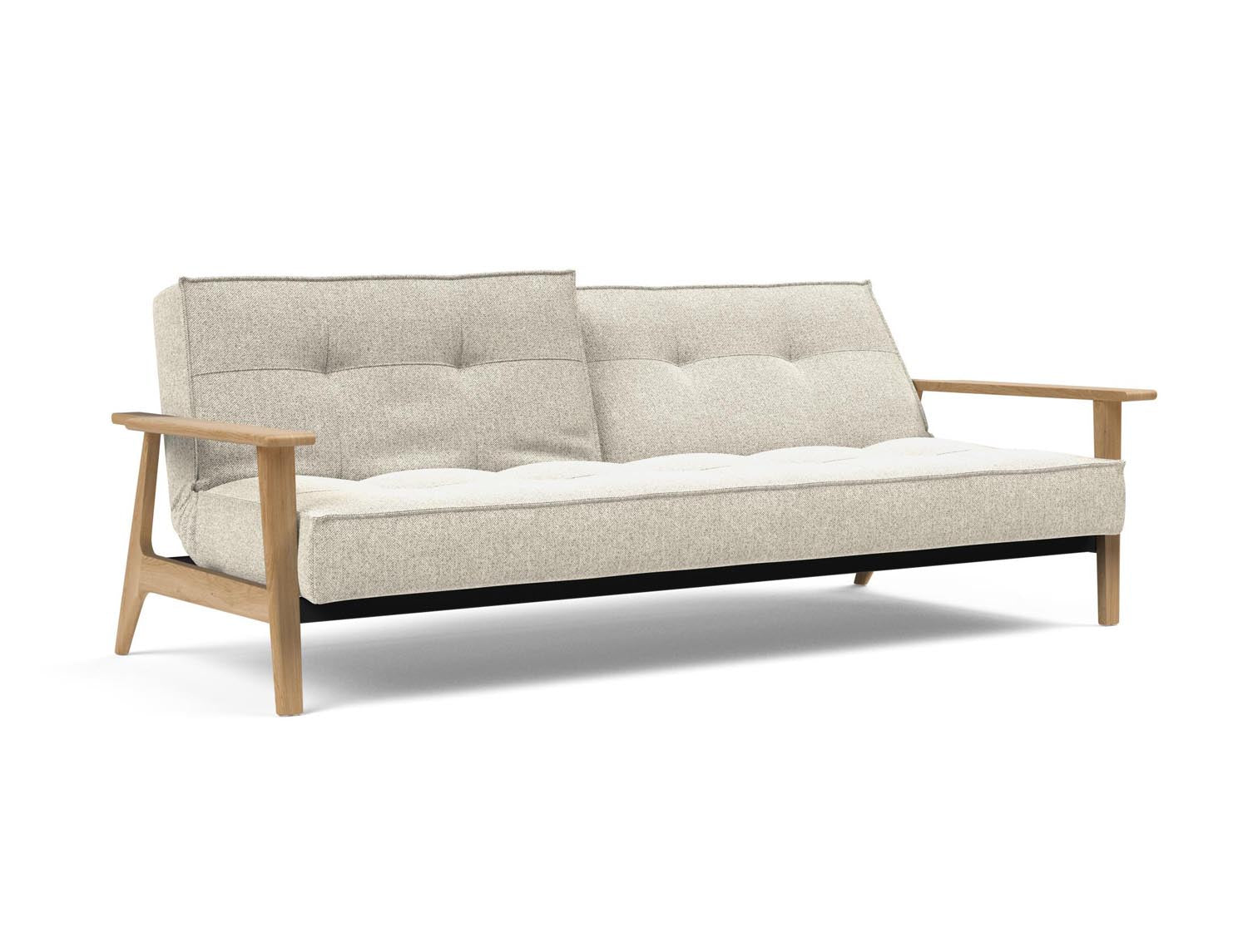 Entdecken Sie das Splitback Sofabett 115 Frej von Innovation Living – ein elegantes, funktionales Möbelstück, das perfekten Komfort und Flexibilität bietet.