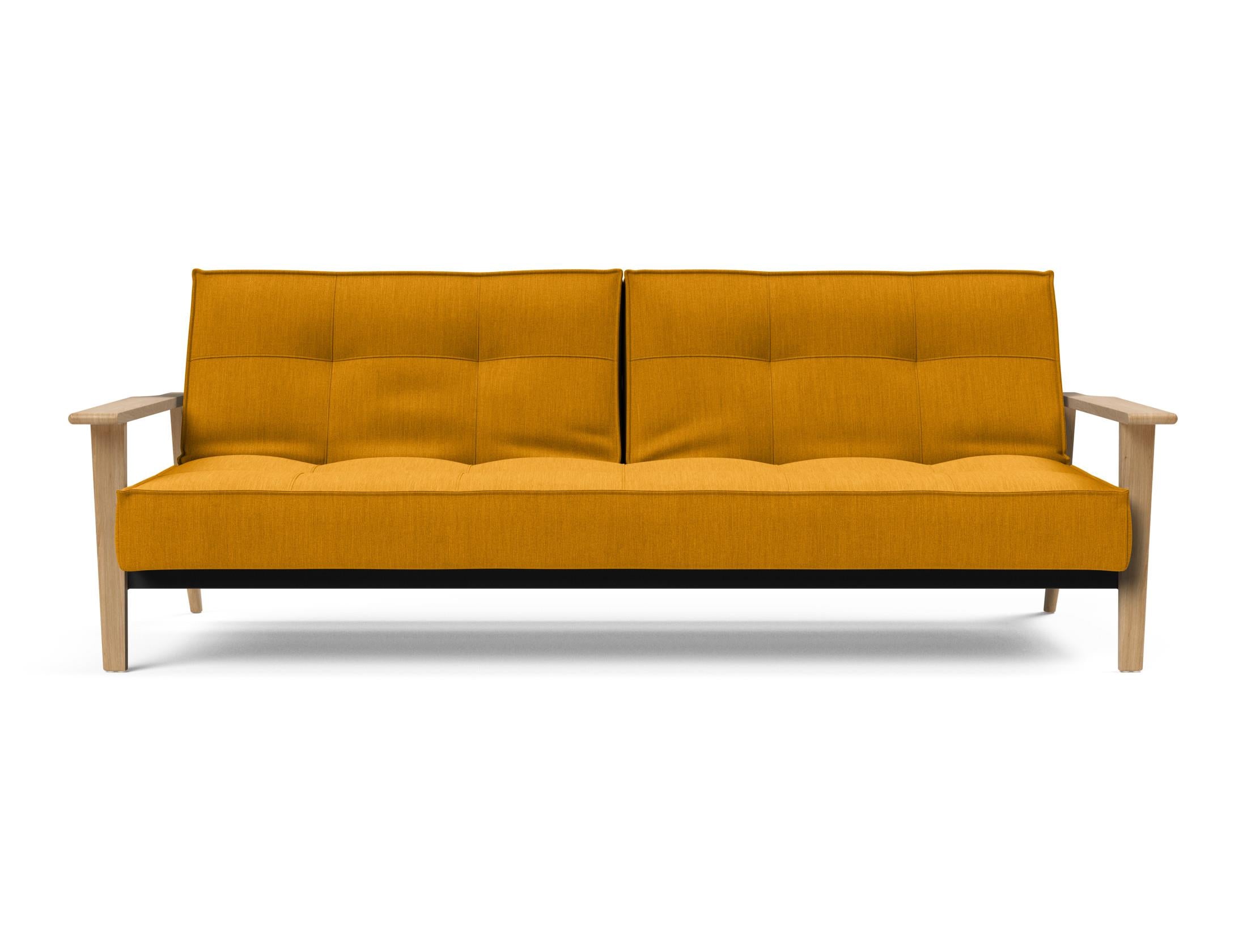 Erleben Sie das stilvolle Splitback Sofabett 115 Frej von Innovation Living – ideal für platzsparende Lösungen und zeitgemäße Einrichtung.
