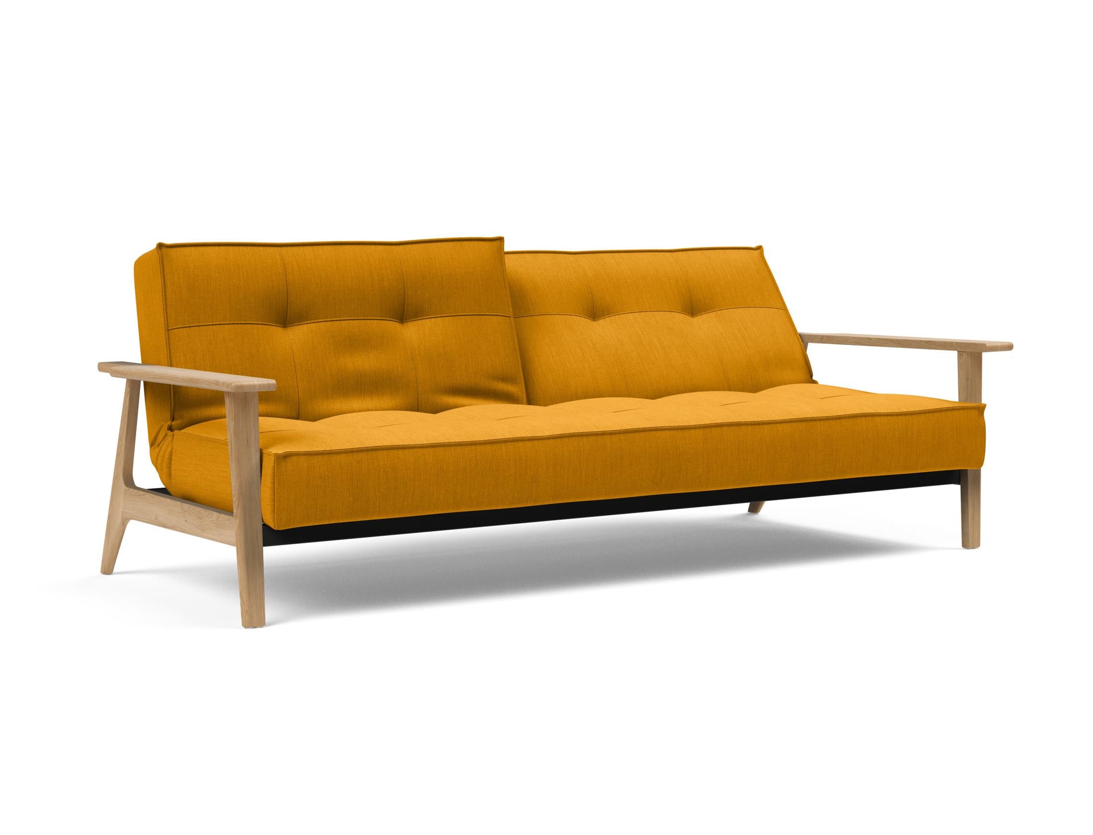 Erleben Sie das stilvolle Splitback Sofabett 115 Frej von Innovation Living – ideal für platzsparende Lösungen und zeitgemäße Einrichtung.