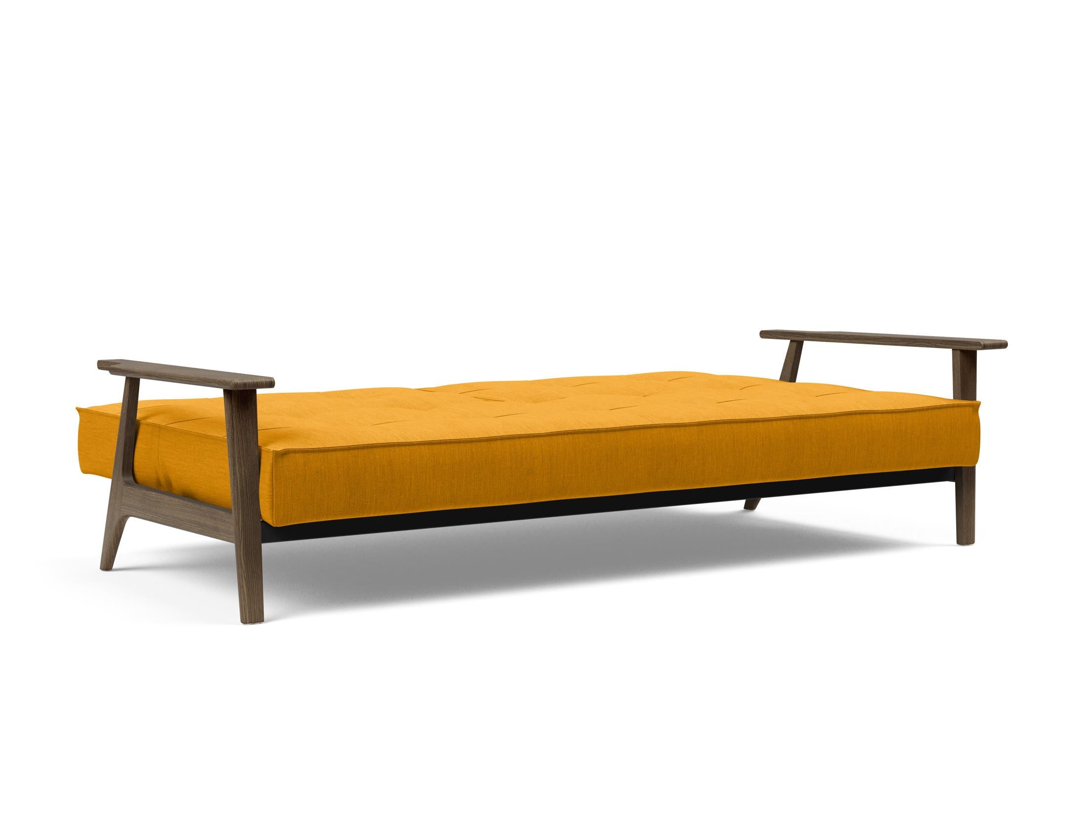 Erleben Sie das stilvolle Splitback Sofabett 115 Frej von Innovation Living – ideal für platzsparende Lösungen und zeitgemäße Einrichtung.