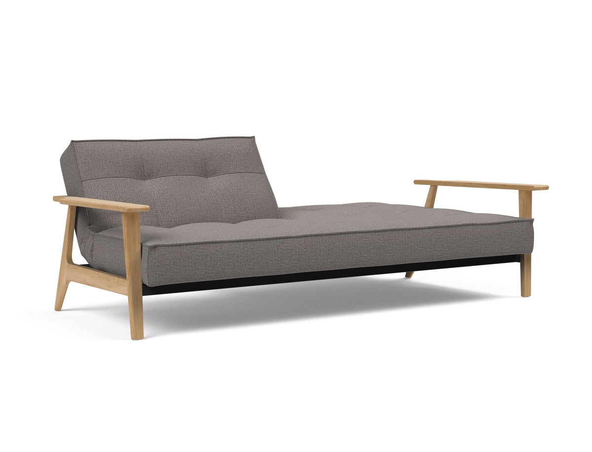 Splitback Sofabett 115 Frej in 521 Mixed Dance Grey präsentiert im Onlineshop von KAQTU Design AG. Bettsofa ist von Innovation Living