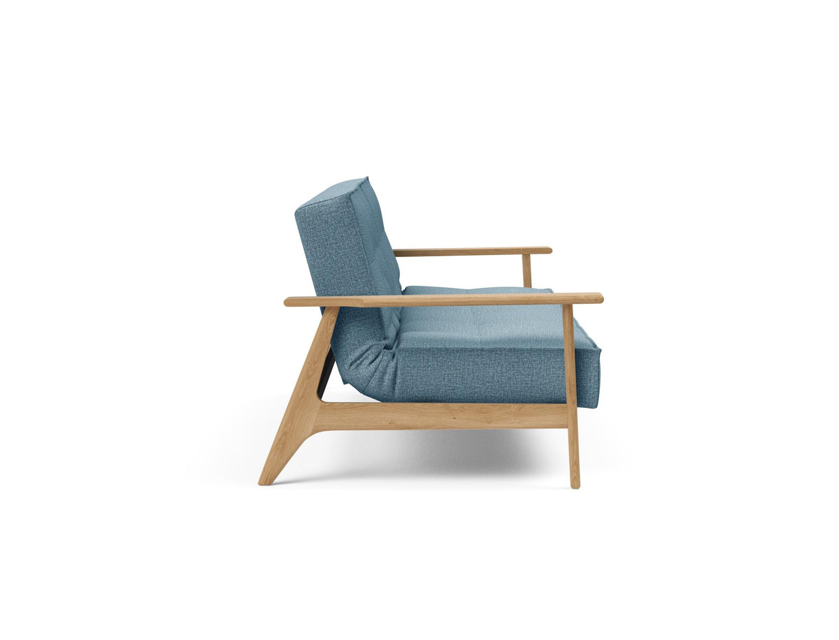Splitback Sofabett 115 Frej in 525 Mixed Dance Light Blue präsentiert im Onlineshop von KAQTU Design AG. Bettsofa ist von Innovation Living