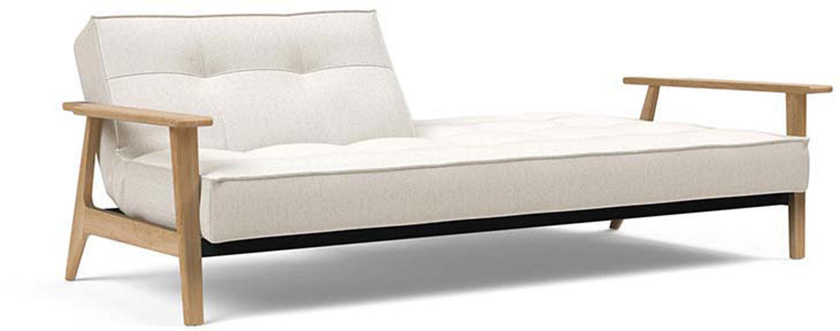 Splitback Sofabett 115 Frej in 531 Bouclé Off White präsentiert im Onlineshop von KAQTU Design AG. Bettsofa ist von Innovation Living