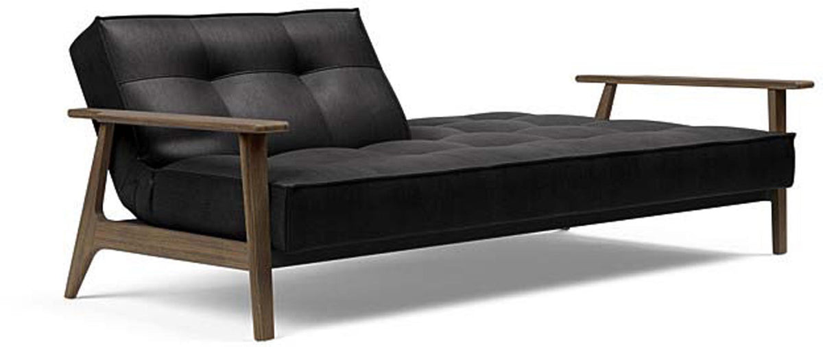 Splitback Sofabett 115 Frej in 550 Faunal Black präsentiert im Onlineshop von KAQTU Design AG. Bettsofa ist von Innovation Living