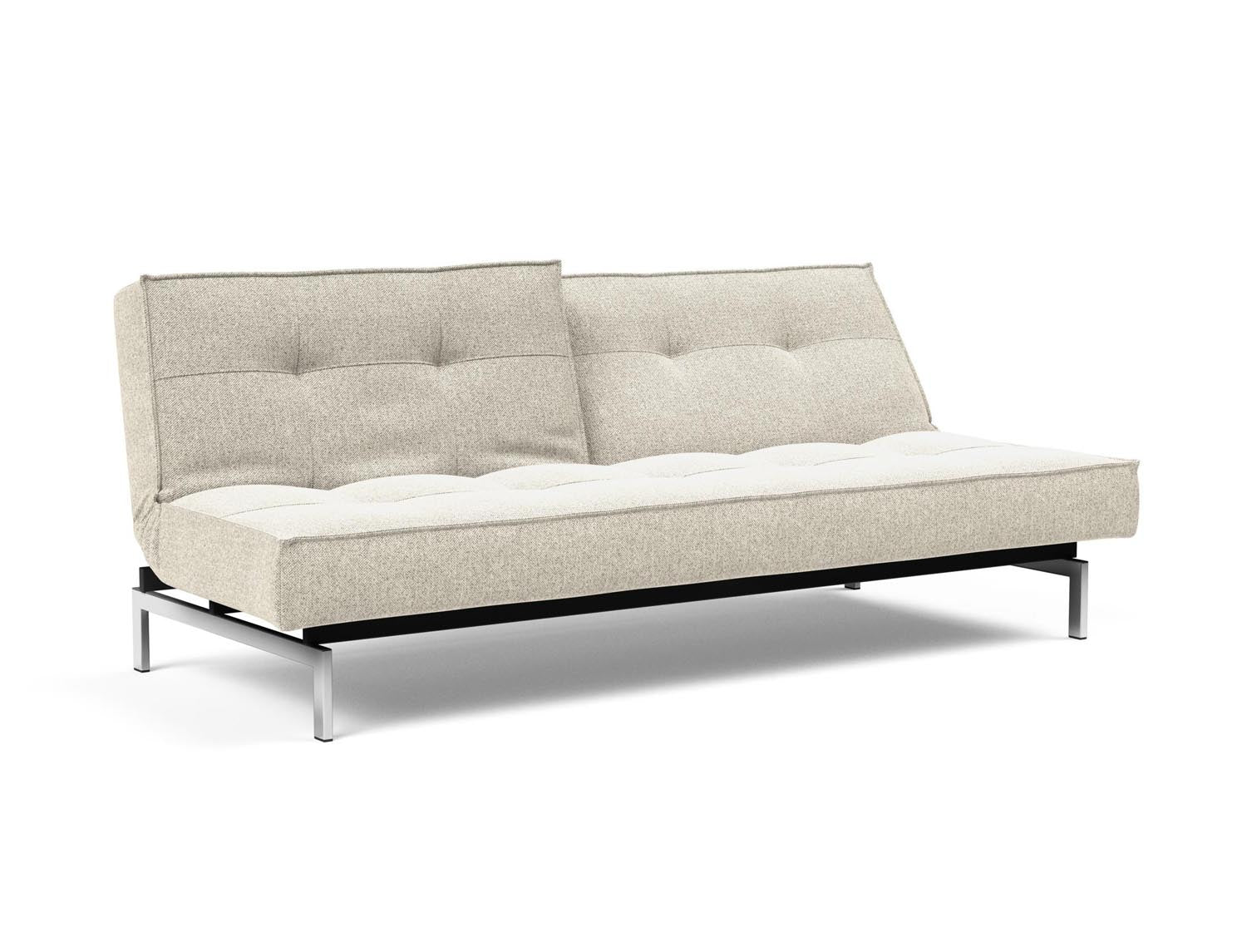 Entdecken Sie das stilvolle Splitback Sofabett 115 Chrom von Innovation Living – perfekt für zeitgemäße Wohnkonzepte und gemütliche Schlafmomente.