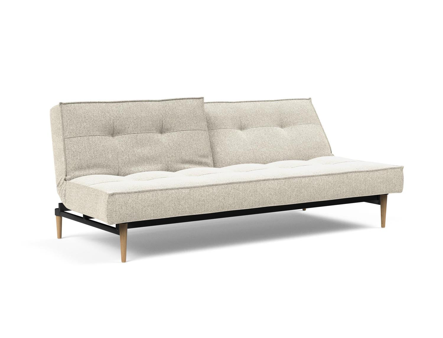 Erleben Sie das stilvolle Splitback Sofabett 115 Styletto von Innovation Living – ideal für flexible Wohnräume und zeitgemäße Einrichtung.