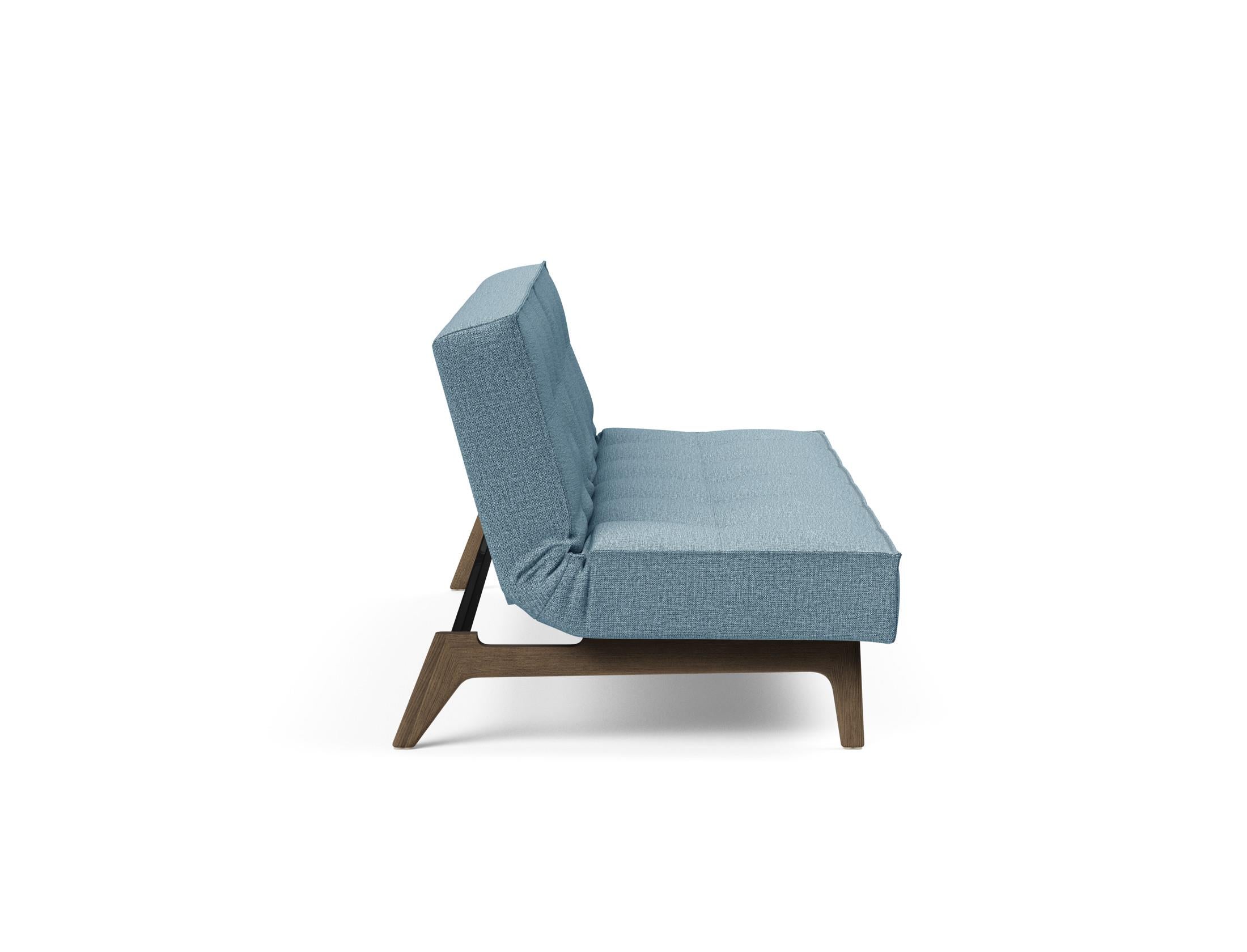 Das Splitback Sofabett 115 Eik von Innovation Living vereint stilvolle Eleganz mit praktischer Vielseitigkeit – ideal für Ihr Zuhause.