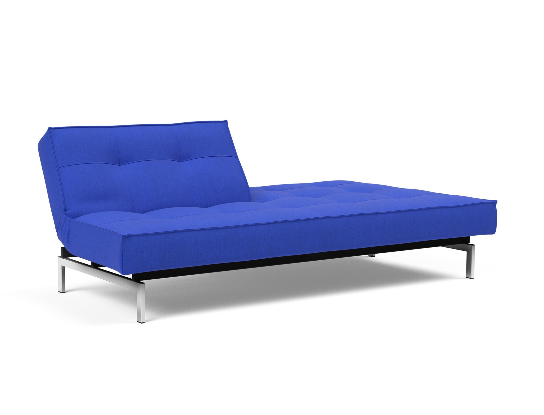Entdecken Sie das stilvolle Splitback Sofabett 115 Chrom von Innovation Living – perfekt für zeitgemäße Wohnkonzepte und gemütliche Schlafmomente.