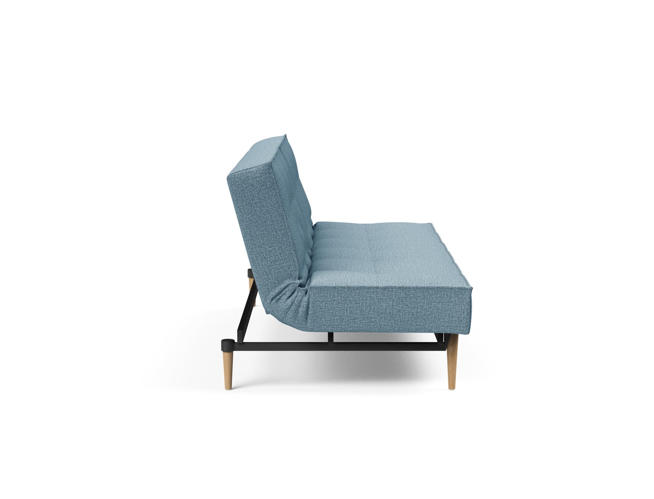 Erleben Sie das stilvolle Splitback Sofabett 115 Styletto von Innovation Living – ideal für flexible Wohnlösungen und zeitgemäßes Design.