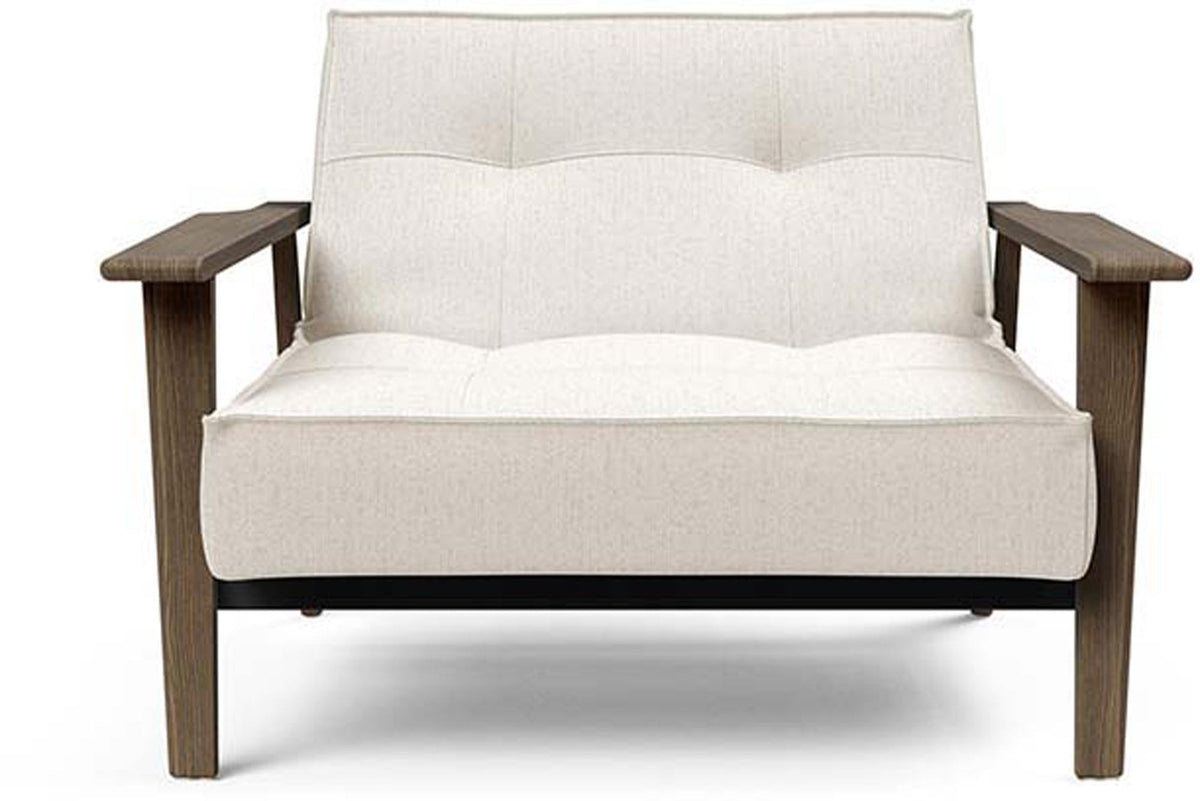 Splitback Frej Sessel in 531 Bouclé Off White präsentiert im Onlineshop von KAQTU Design AG. Sessel ist von Innovation Living