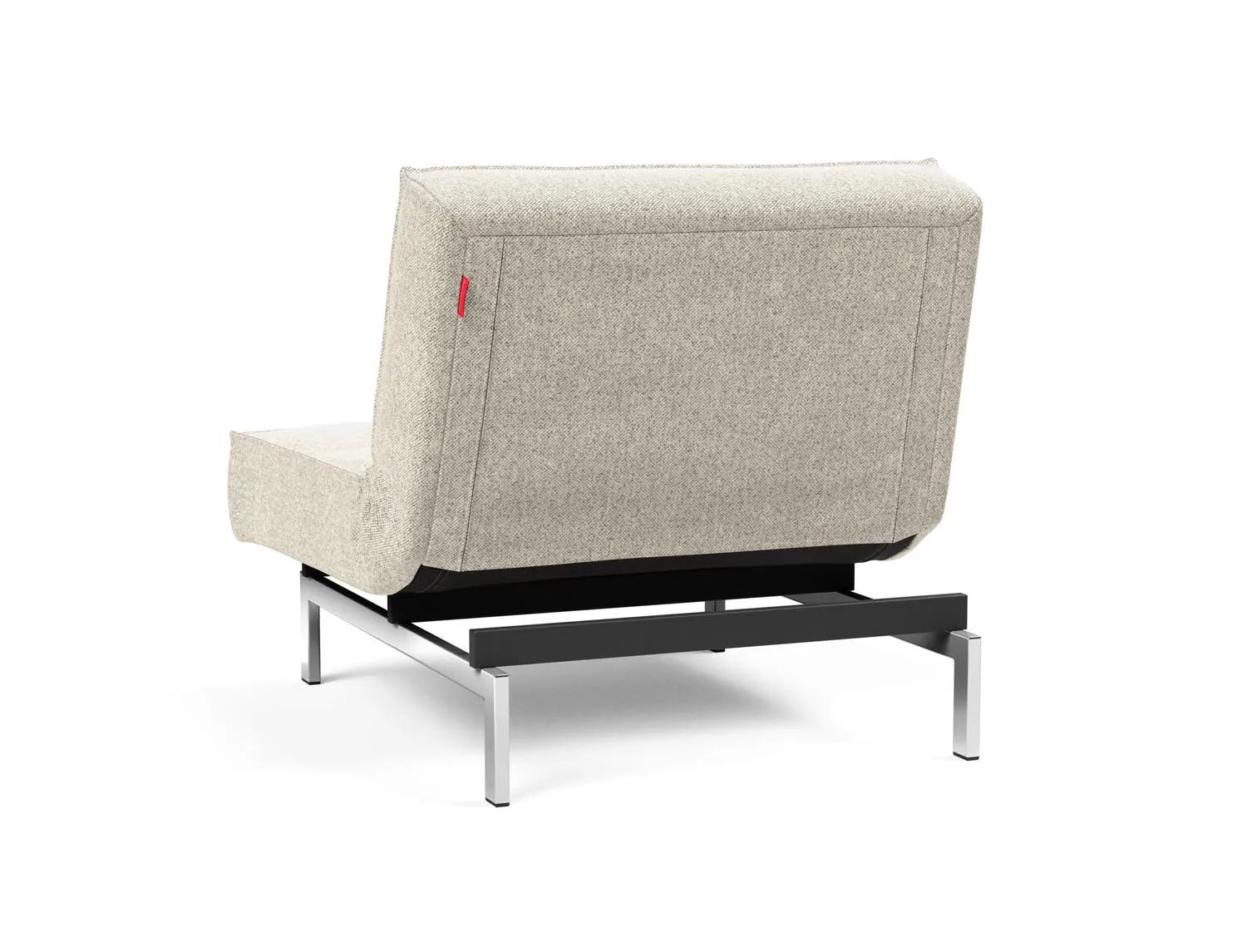 Entdecken Sie den stilvollen Splitback Chrome Sessel von Innovation Living – perfektes Design trifft auf höchsten Komfort für Ihr Zuhause.