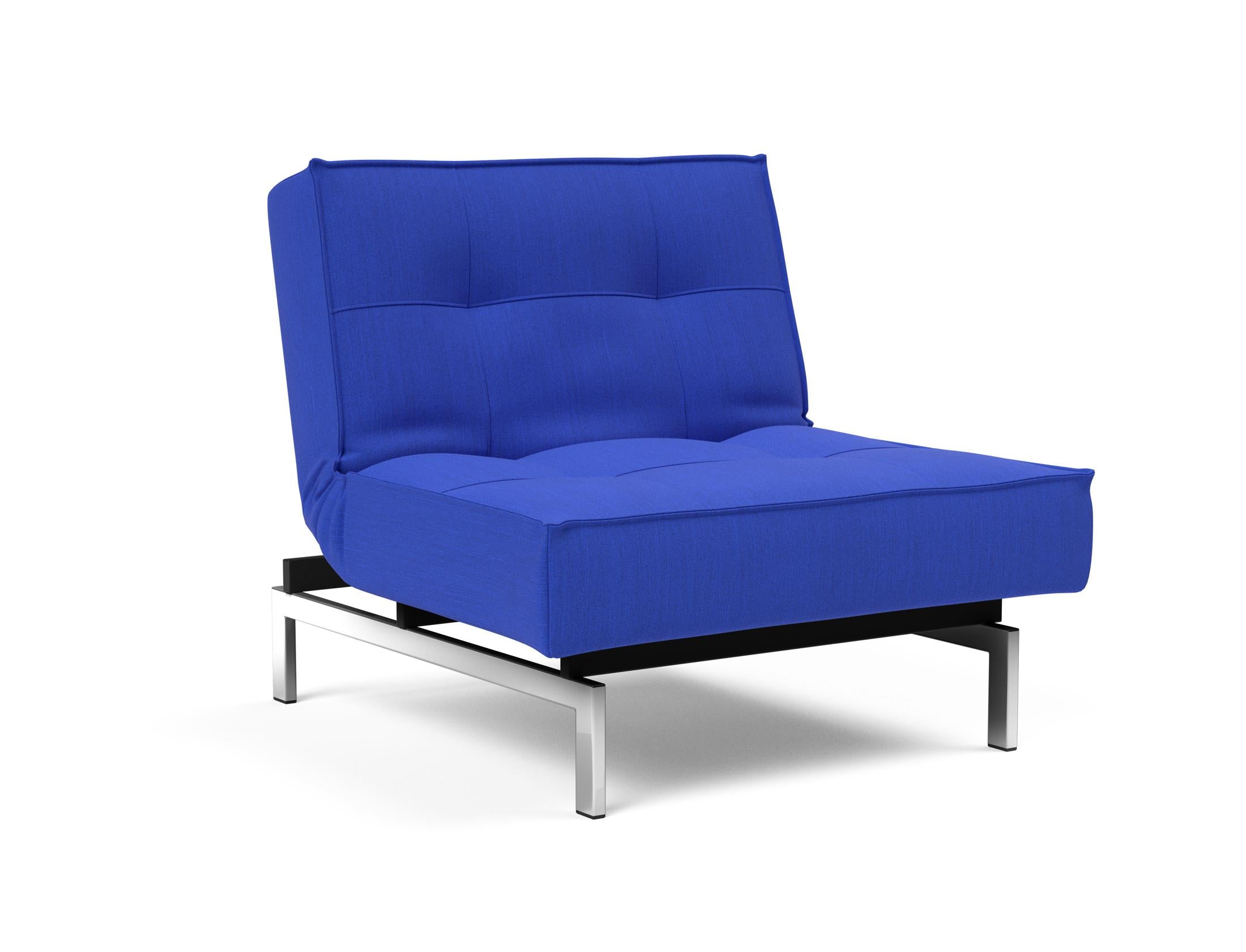 Der Splitback Chrome Sessel von Innovation Living besticht durch sein stilvolles Design und die flexible Nutzung, ideal für jedes moderne Zuhause.