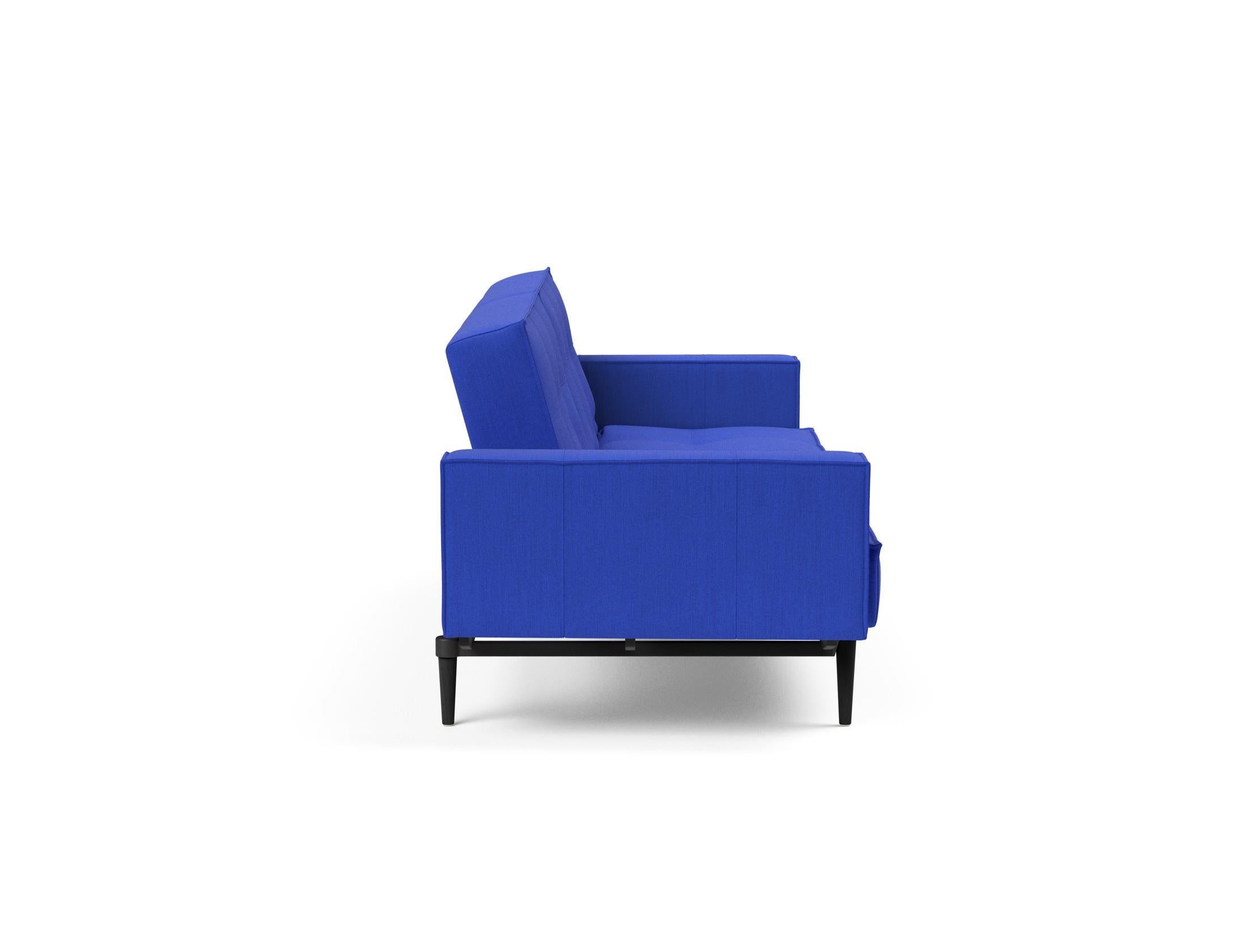 Das Splitback Sofabett 115 Styletto von Innovation Living vereint elegantes Design mit praktischer Funktionalität. Ideal für Gäste und kleine Räume.