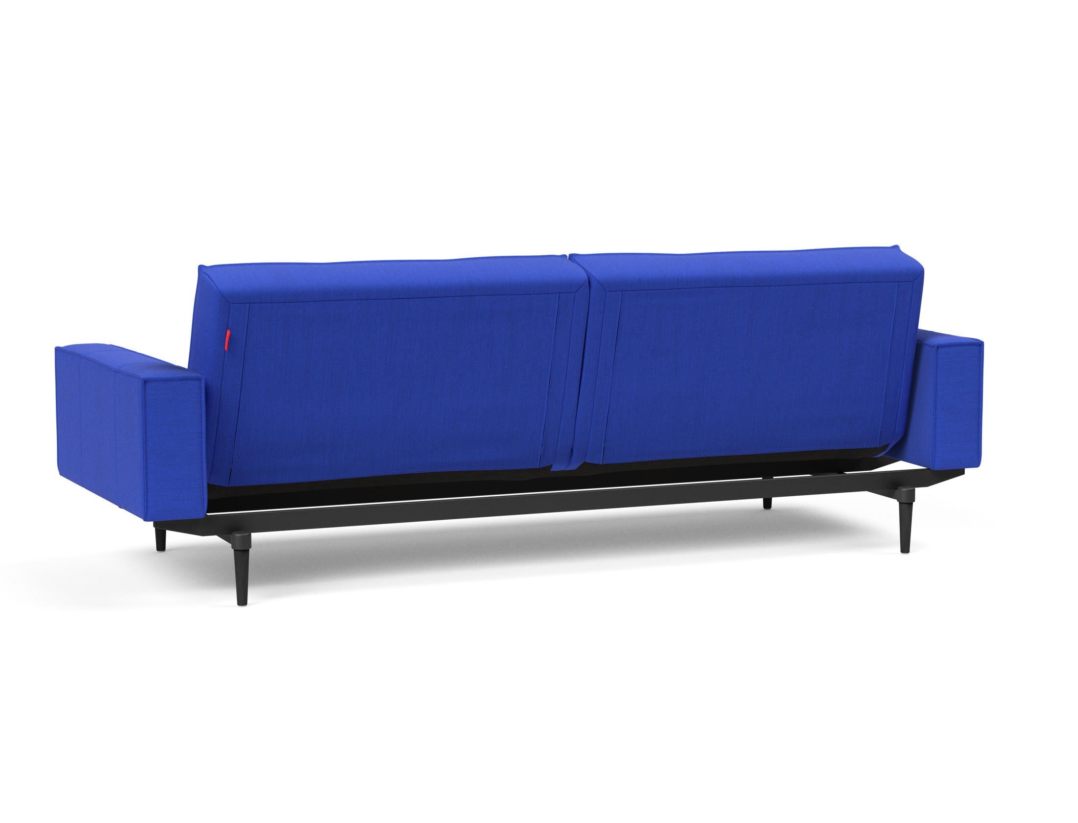 Das Splitback Sofabett 115 Styletto von Innovation Living vereint elegantes Design mit praktischer Funktionalität. Ideal für Gäste und kleine Räume.