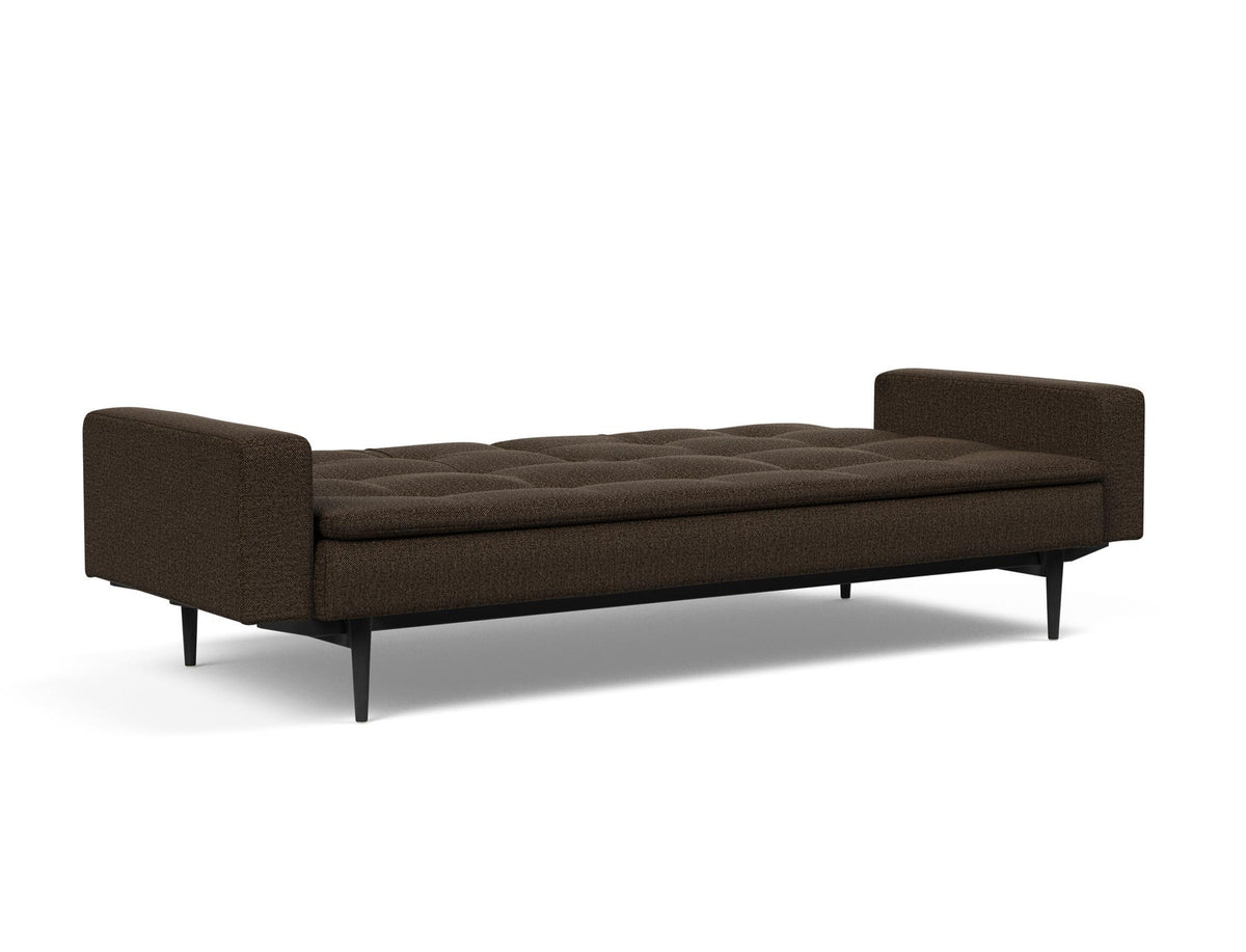 Dublexo Styletto Schlafsofa 115 mit Armlehnen in 358 Taura Chocco präsentiert im Onlineshop von KAQTU Design AG. Bettsofa ist von Innovation Living