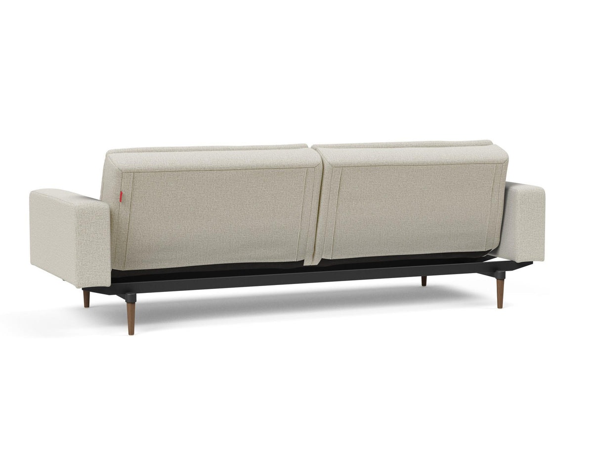 Dublexo Styletto Schlafsofa 115 mit Armlehnen in 527 Mixed Dance Natural präsentiert im Onlineshop von KAQTU Design AG. Bettsofa ist von Innovation Living
