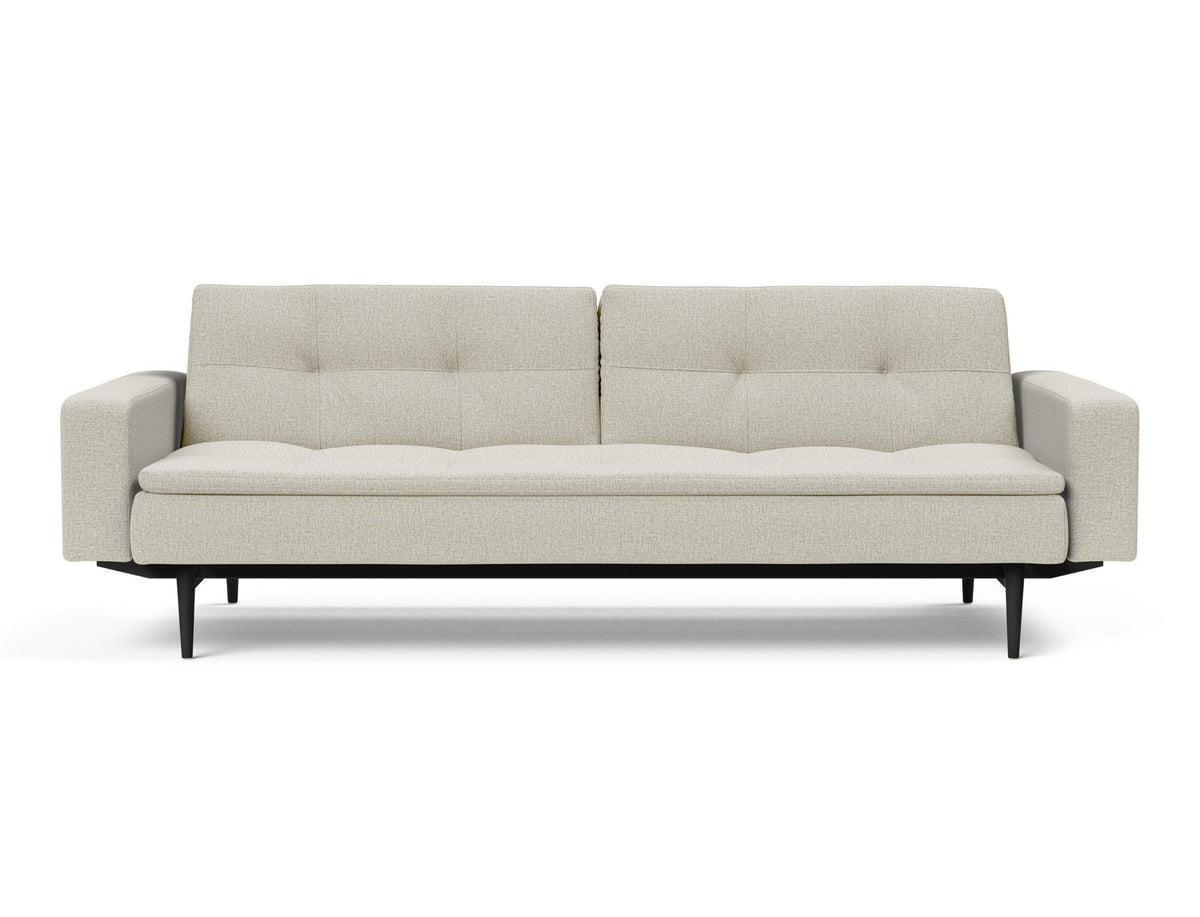 Dublexo Styletto Schlafsofa 115 mit Armlehnen in 527 Mixed Dance Natural präsentiert im Onlineshop von KAQTU Design AG. Bettsofa ist von Innovation Living