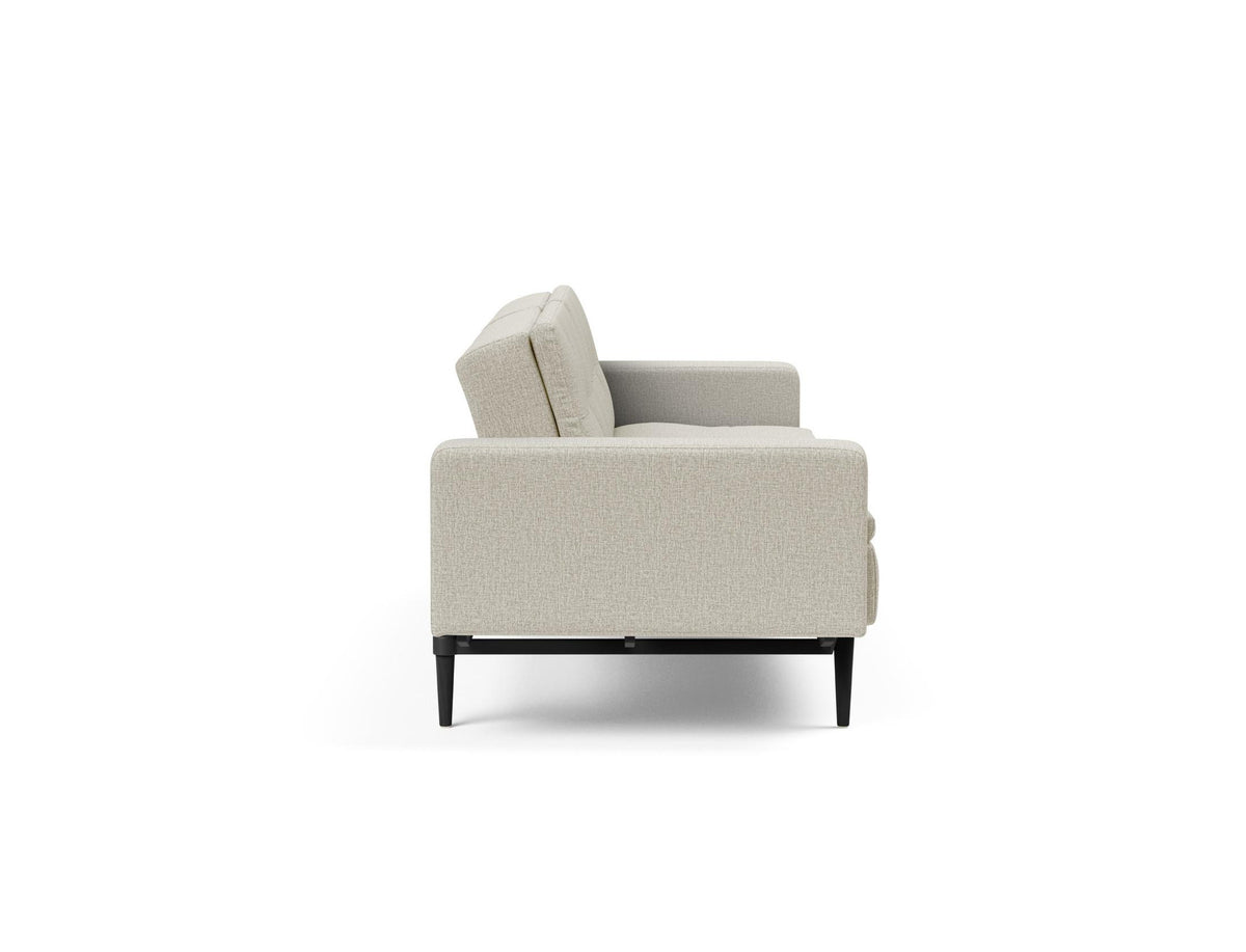 Dublexo Styletto Schlafsofa 115 mit Armlehnen in 527 Mixed Dance Natural präsentiert im Onlineshop von KAQTU Design AG. Bettsofa ist von Innovation Living