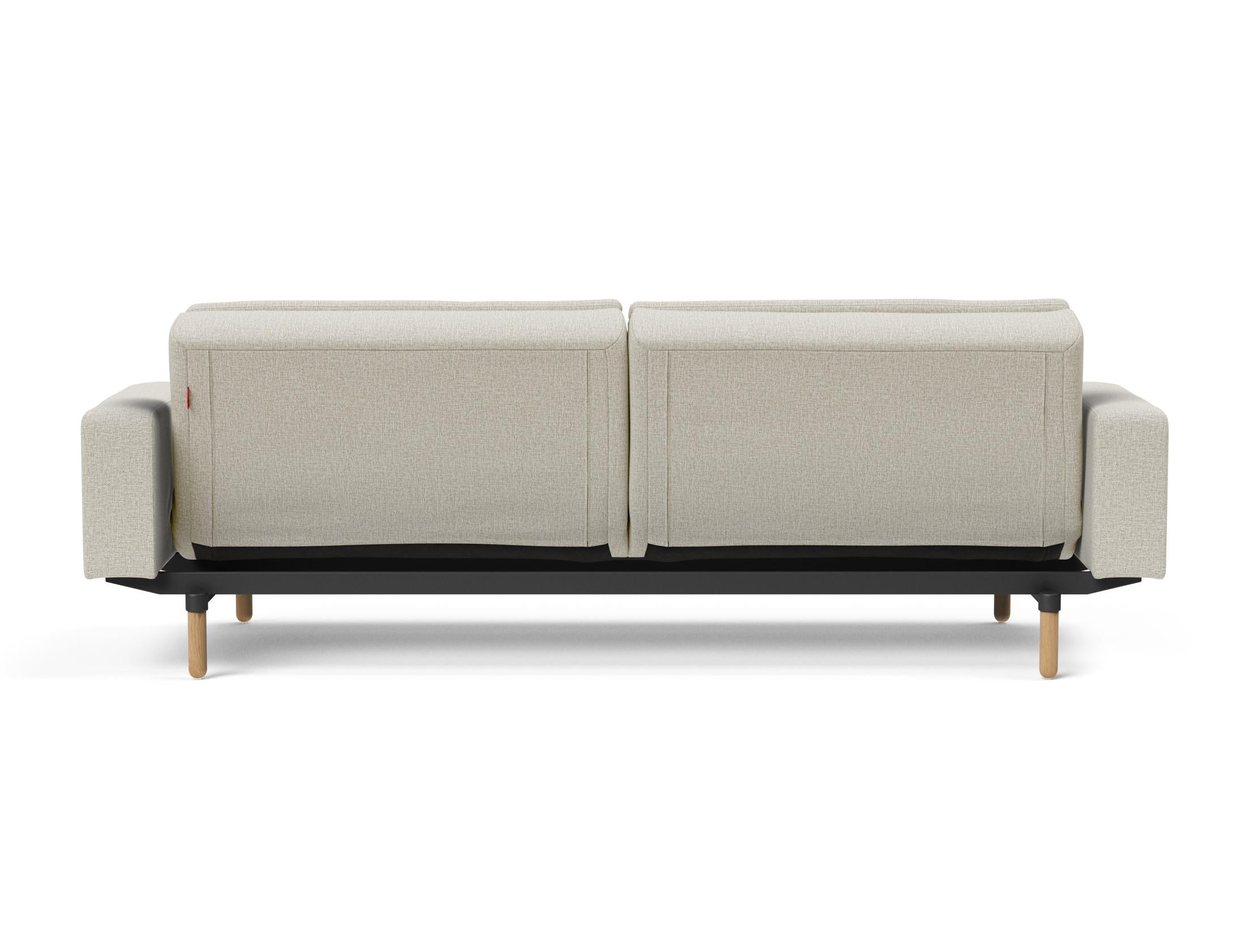 Erleben Sie das vielseitige Dublexo Stem Schlafsofa 115 mit Armlehnen von Innovation Living – perfekter Komfort für Tag und Nacht.