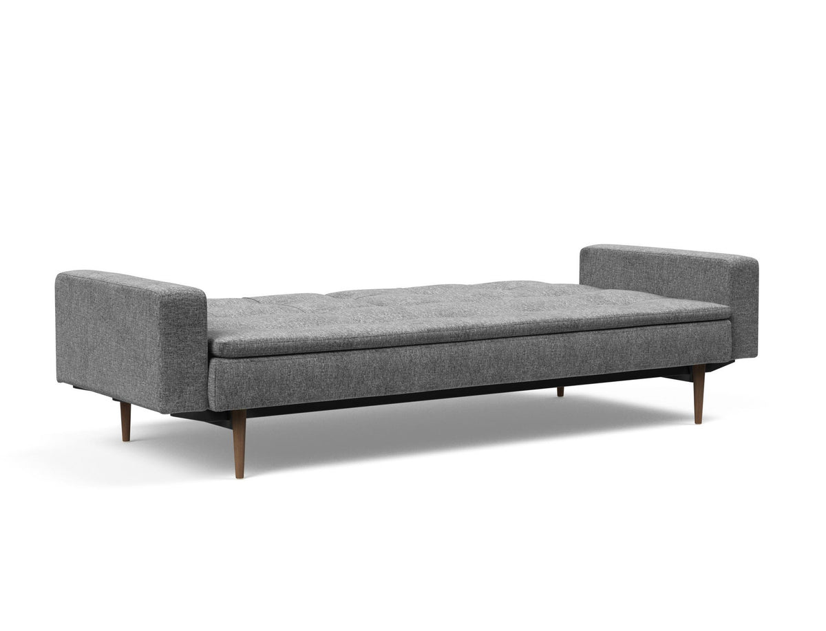 Dublexo Styletto Schlafsofa 115 mit Armlehnen in 563 Twist Charcoal präsentiert im Onlineshop von KAQTU Design AG. Bettsofa ist von Innovation Living