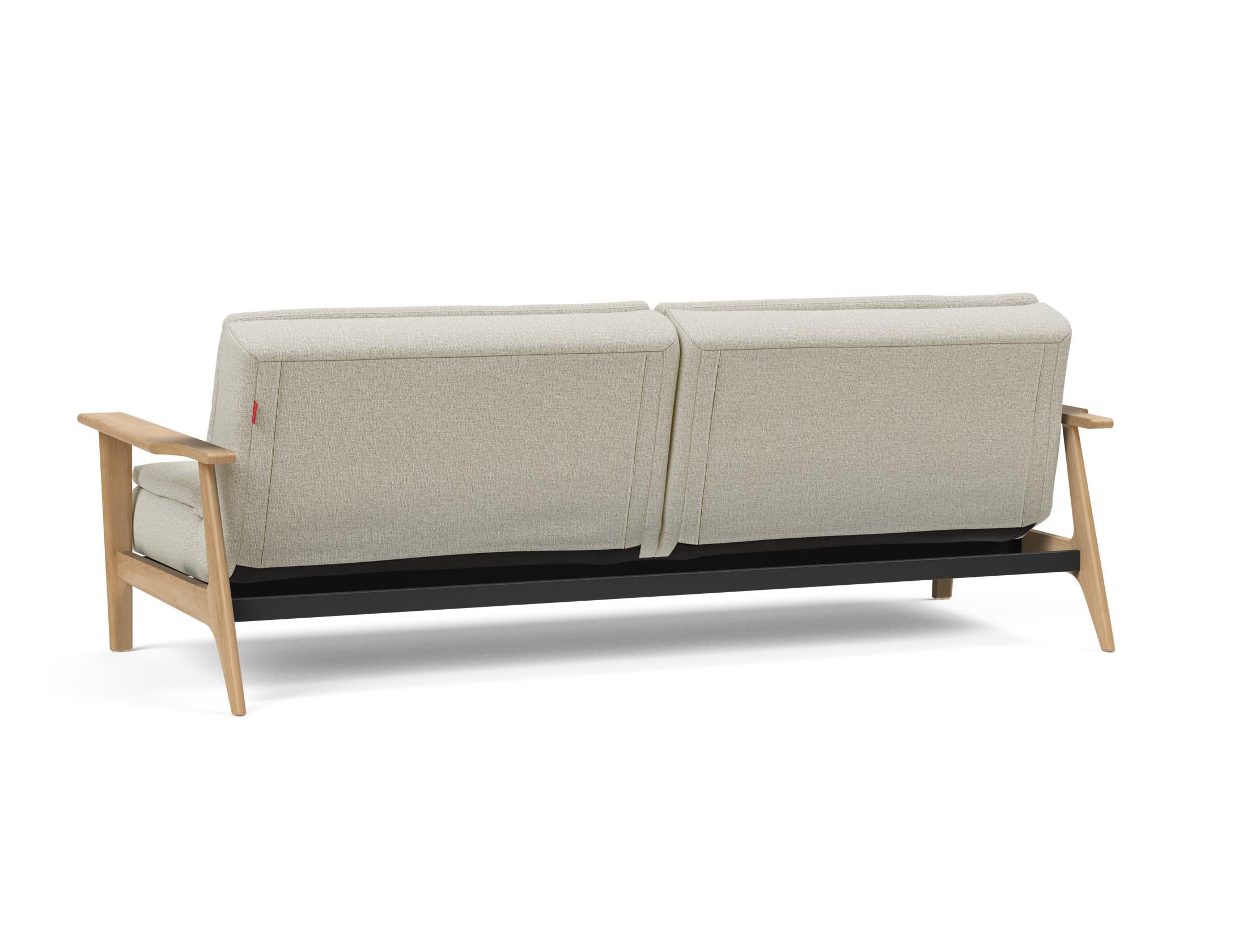 Entdecken Sie das vielseitige Dublexo Frej Schlafsofa 115 Eiche von Innovation Living – ideal für moderne Wohnkonzepte und gemütliche Nächte.