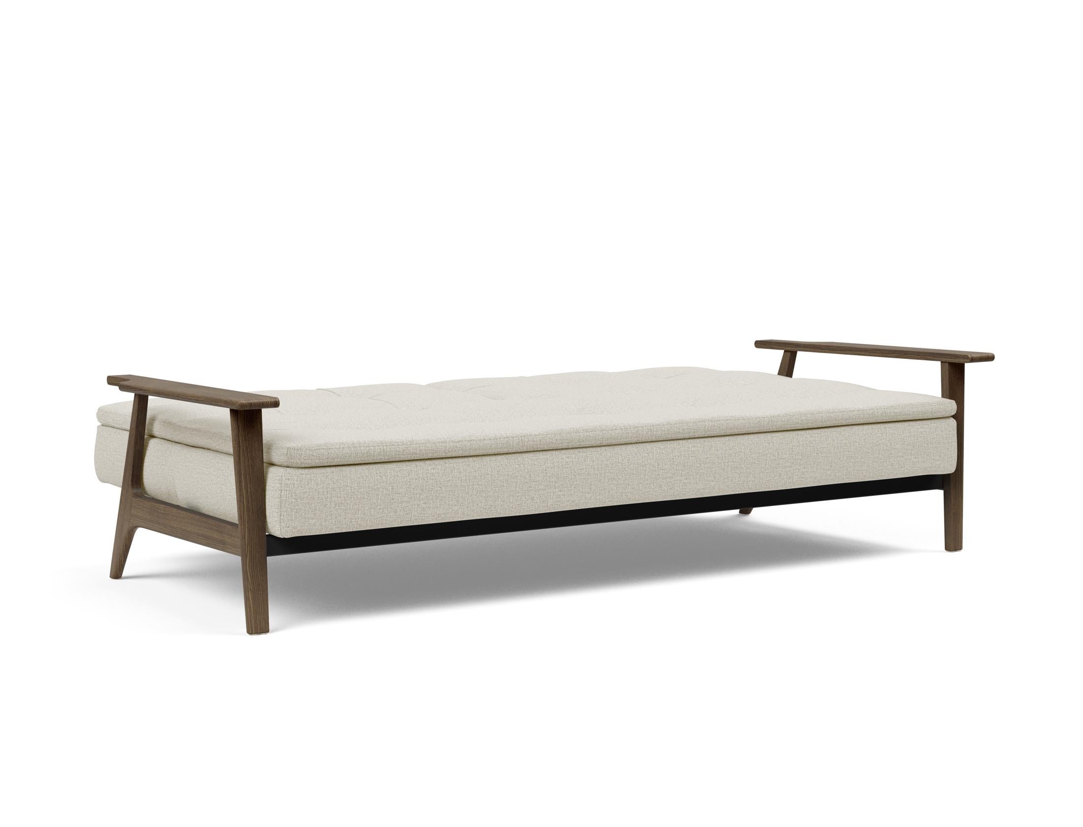 Erleben Sie das Dublexo Frej Schlafsofa 115 in edler Rauch-Eiche – perfekt für modernes Design und komfortable Schlaflösungen.