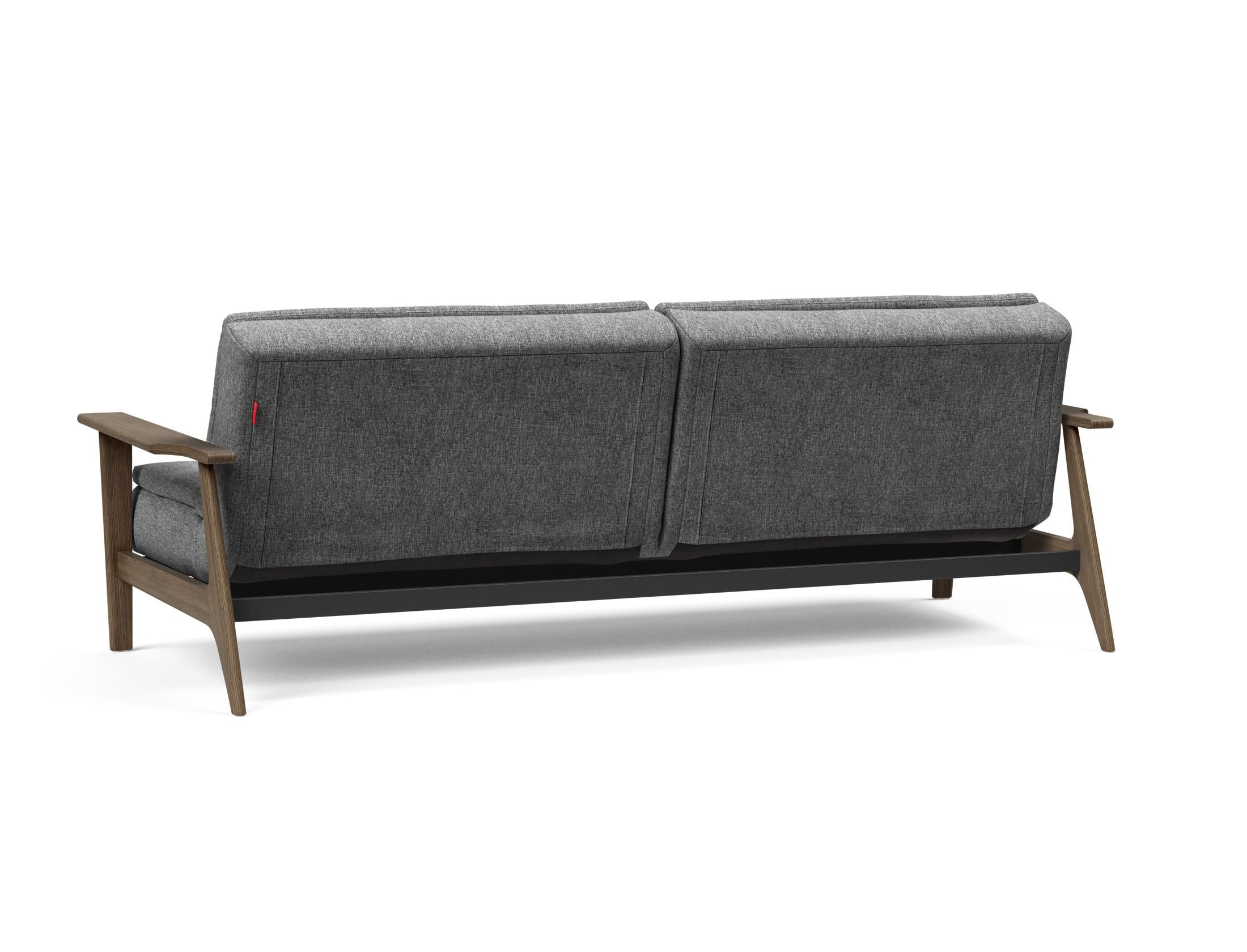 Entdecken Sie das elegante Dublexo Frej Schlafsofa 115 in modernem Rauch-Eiche – ideal für stilvolle Entspannung und flexible Nutzung.
